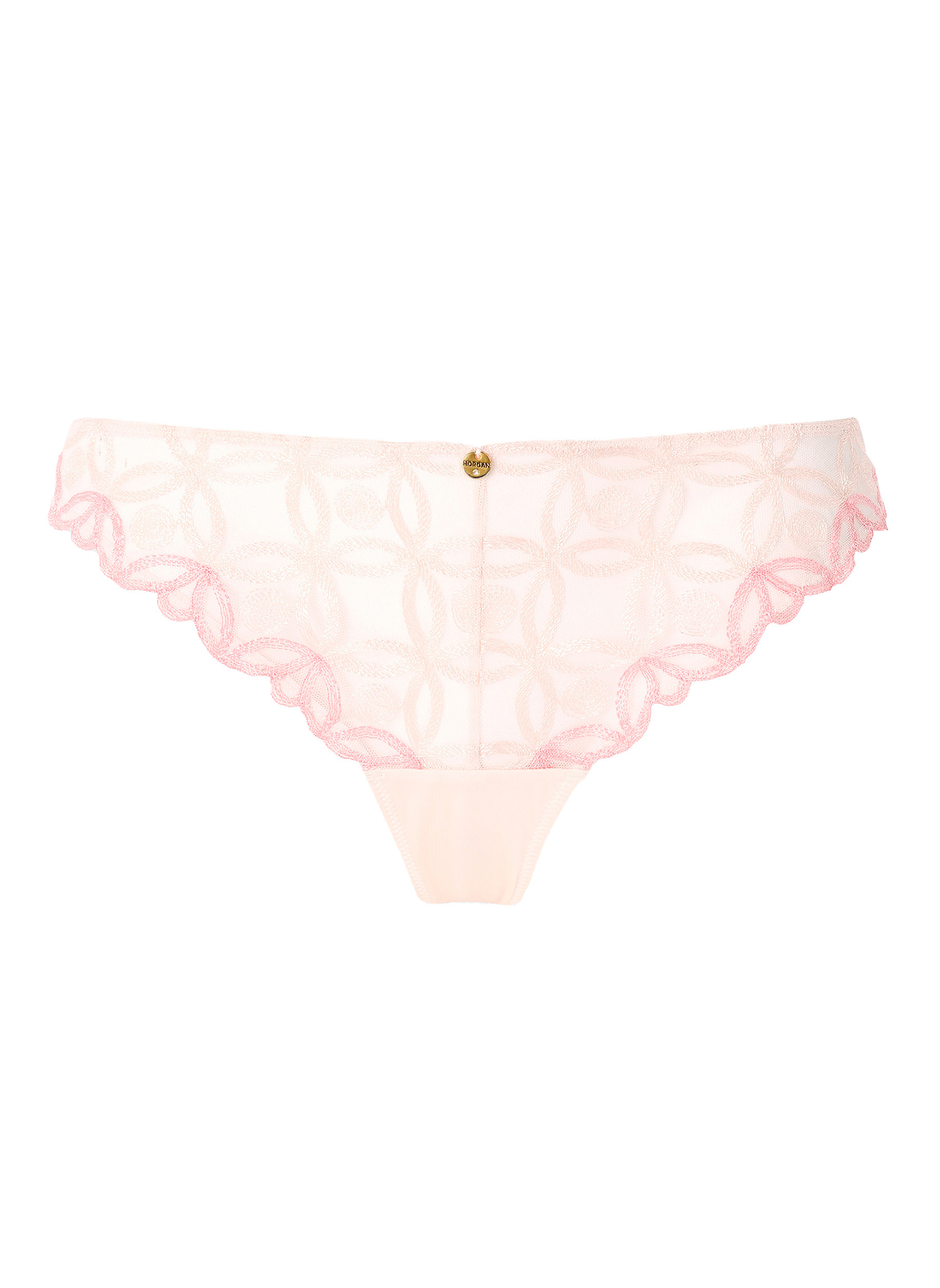 Culottes Tanga poudre Angie femme rose Morgan Culottes Tanga poudre Angie femme rose Rose