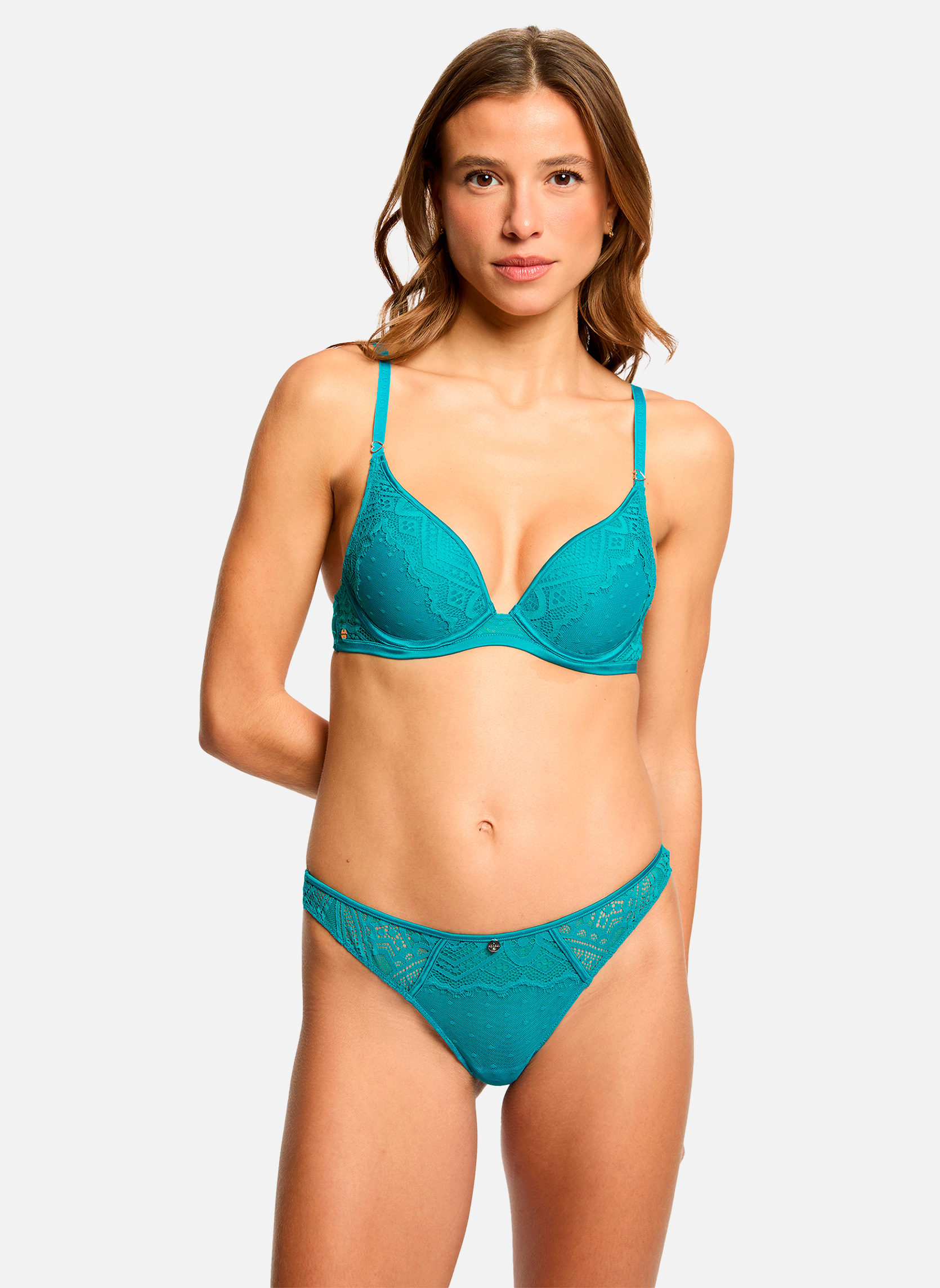 Culottes Tanga turquoise Lexi femme bleu Morgan Culottes Tanga turquoise Lexi femme bleu Bleu