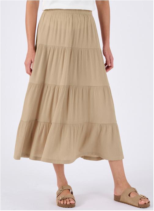 Damart Jupes mi-longues 82593 femme marron