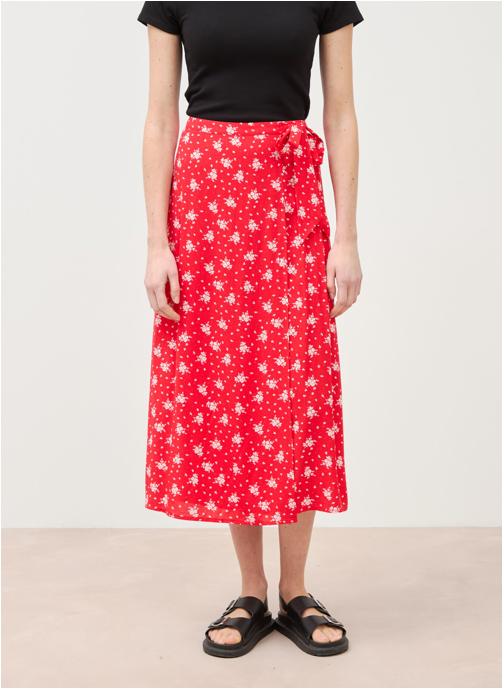 Bonobo Jupes mi-longues KAKIJUL#F femme rouge