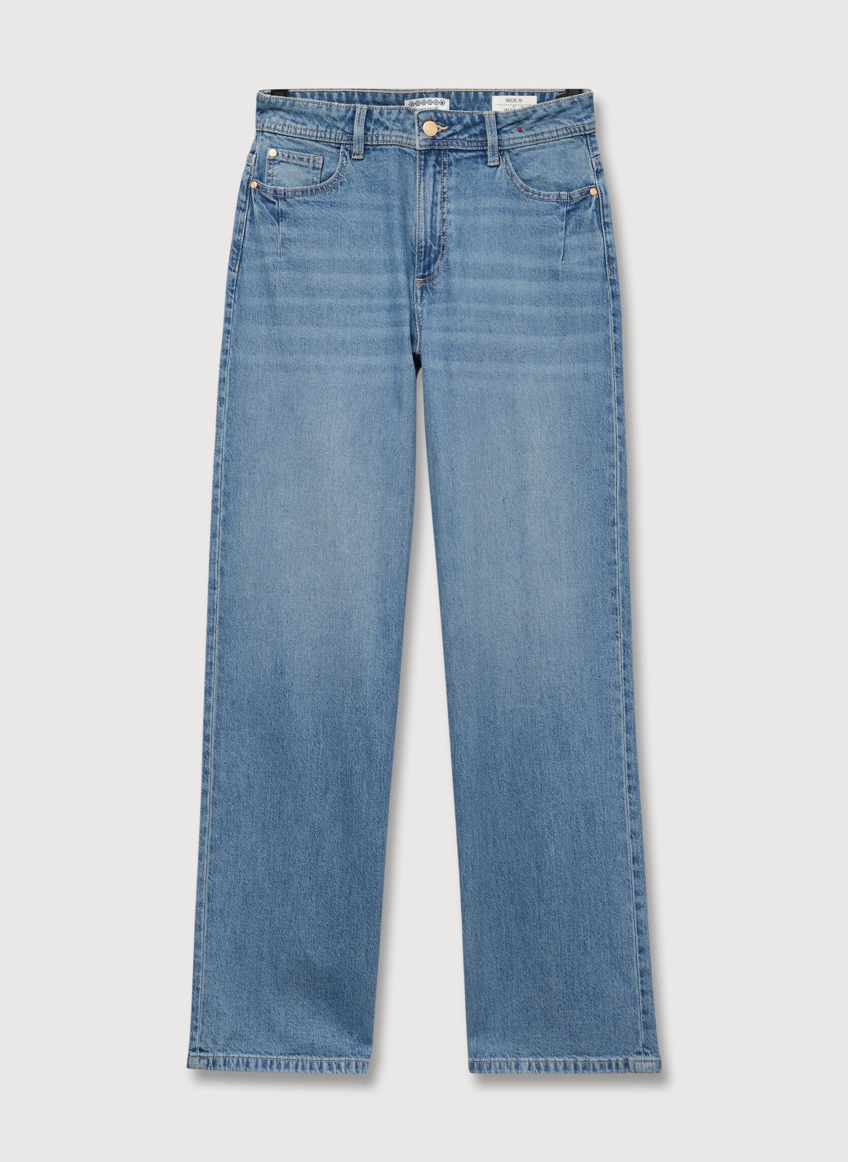 Jeans droit LISBOA-RELAX femme bleu Bonobo Jeans droit LISBOA-RELAX femme bleu Bleu