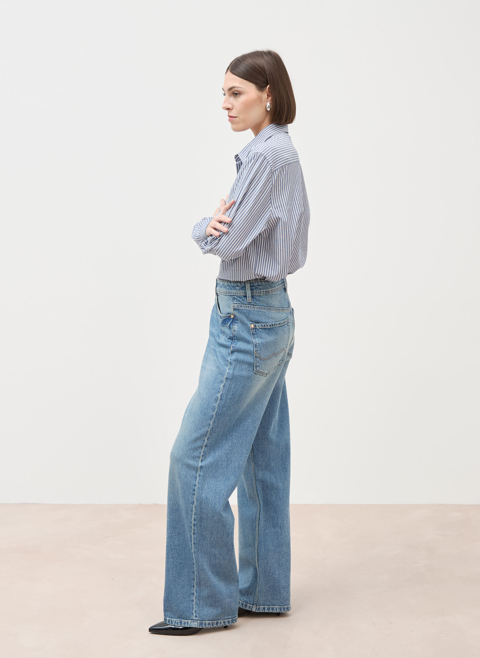 Jeans droit LISBOA-RELAX femme bleu Bonobo Jeans droit LISBOA-RELAX femme bleu Bleu