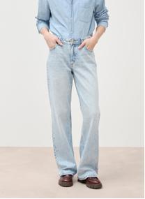Jeans droit LISBOA-RELAX femme bleu Bonobo Jeans droit LISBOA-RELAX femme bleu Bleu clair