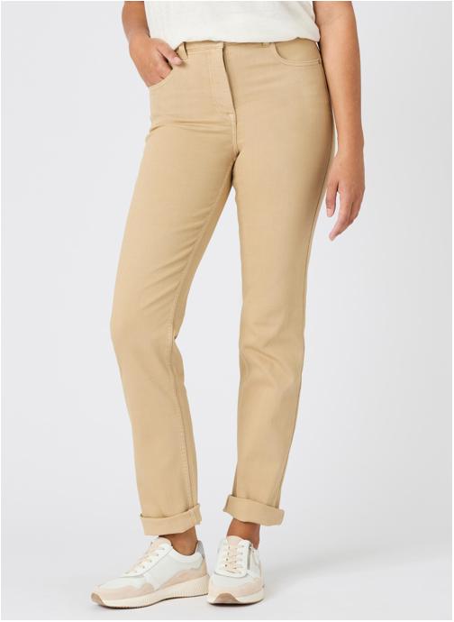 Damart Jeans droit 84360 femme beige