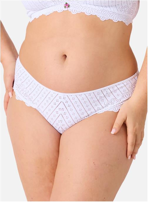 Brigitte Bardot Culottes Slip grande taille blanc Poétesse femme blanc