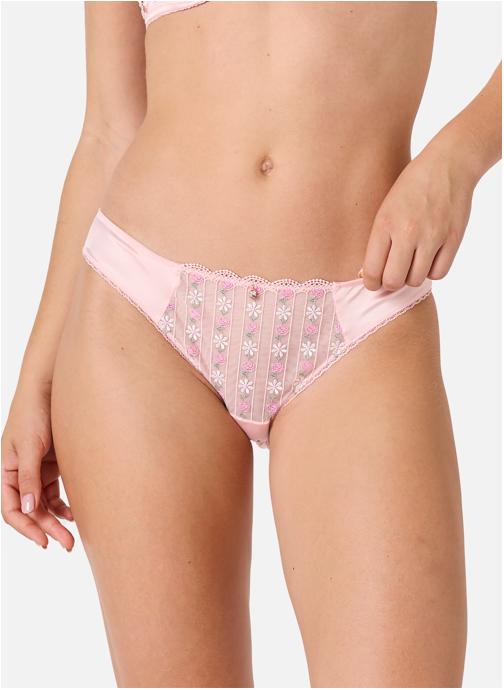 Brigitte Bardot Culottes Shorty tanga poudre Féérique femme rose