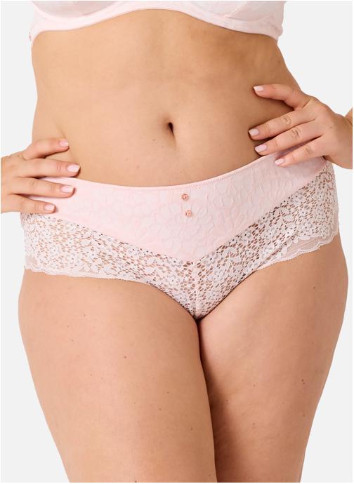 Brigitte Bardot Culottes Shorty grande taille poudre Magie femme rose