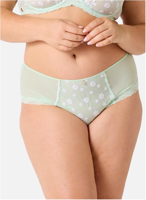 Brigitte Bardot Culottes Shorty grande taille vert Délicatesse femme vert