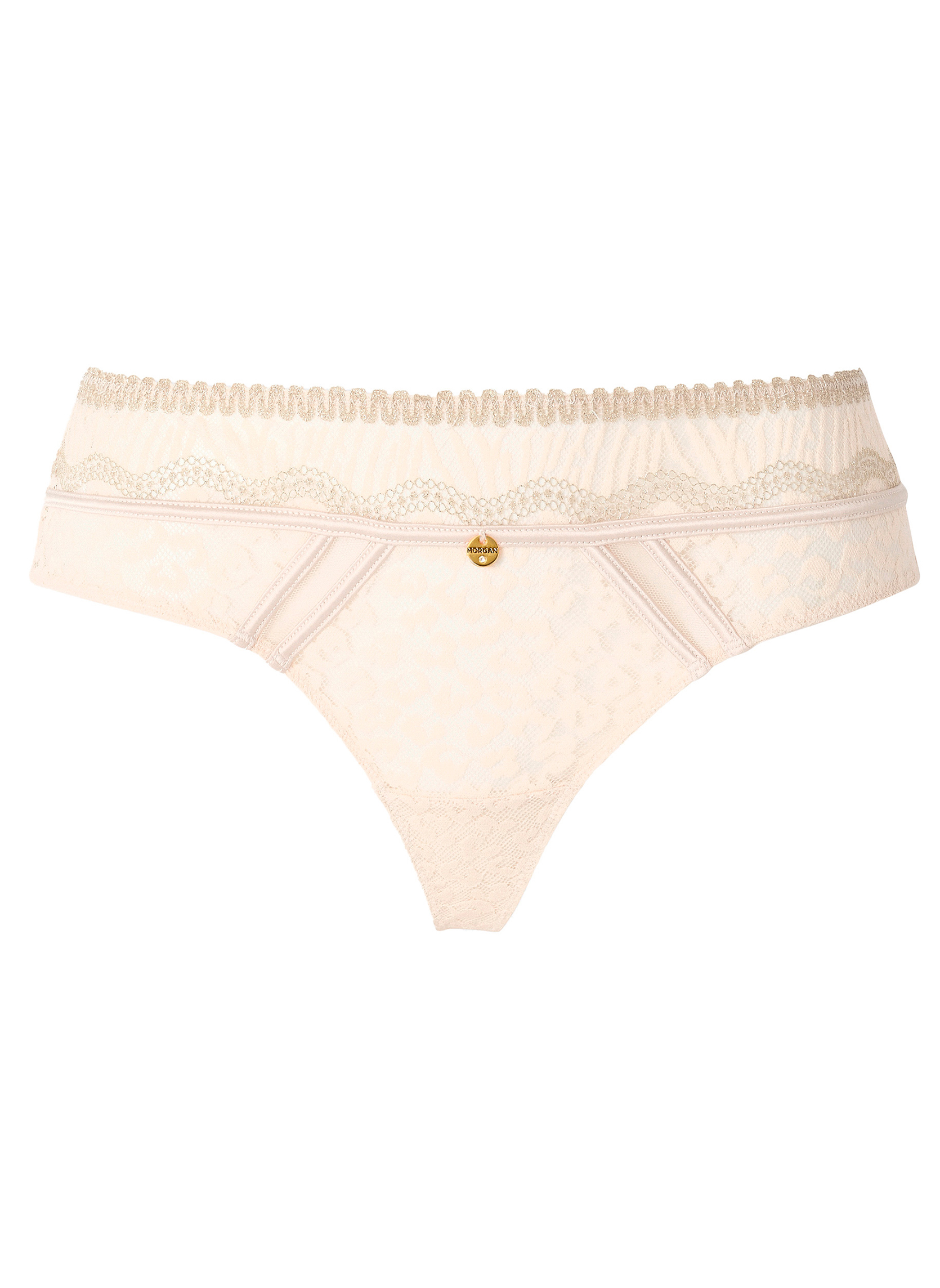 Culottes Shorty String nude Cristina femme beige Morgan Culottes Shorty String nude Cristina femme beige Beige