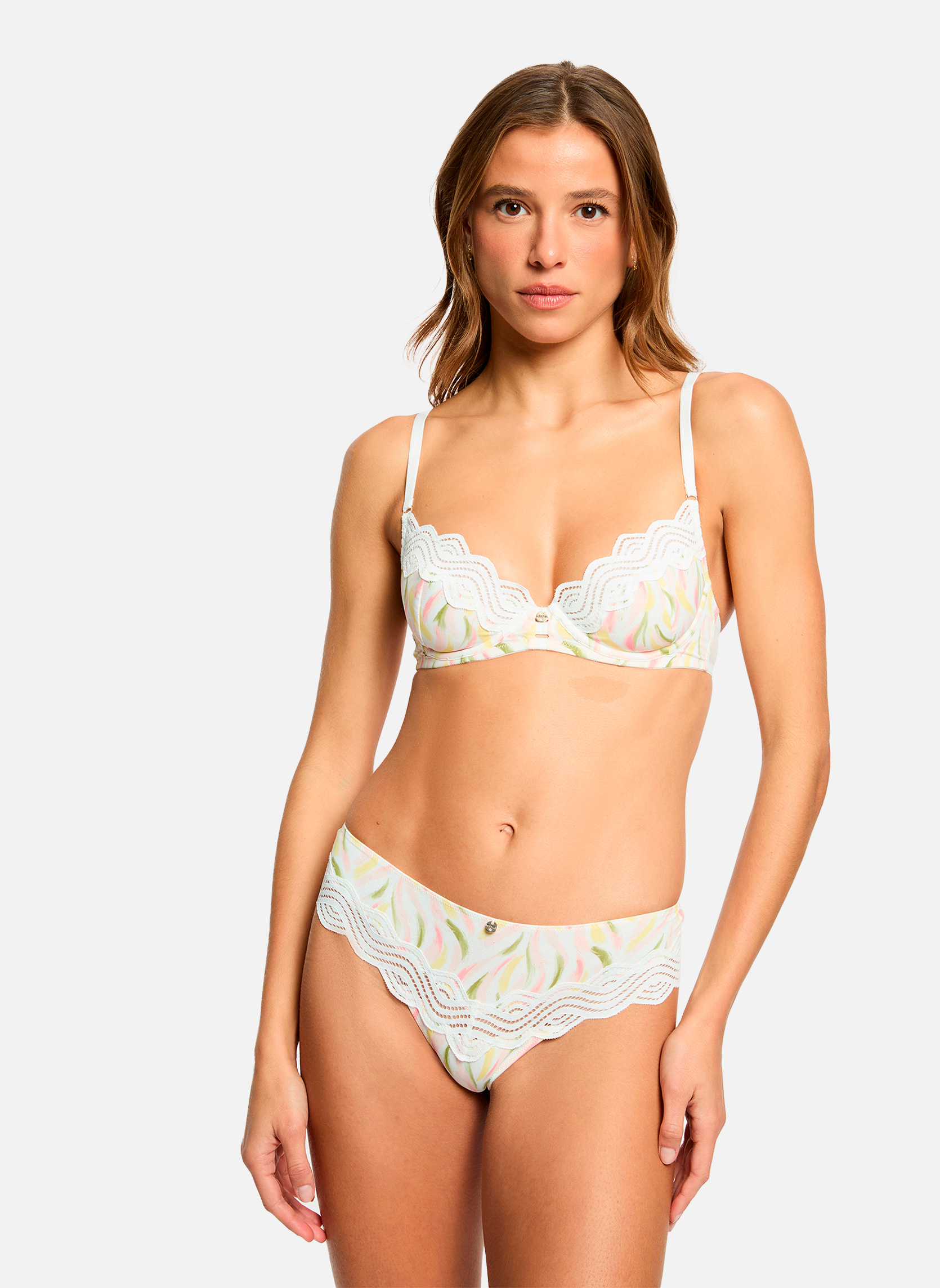Culottes Shorty tanga ivoire Paola femme blanc Morgan Culottes Shorty tanga ivoire Paola femme blanc Blanc