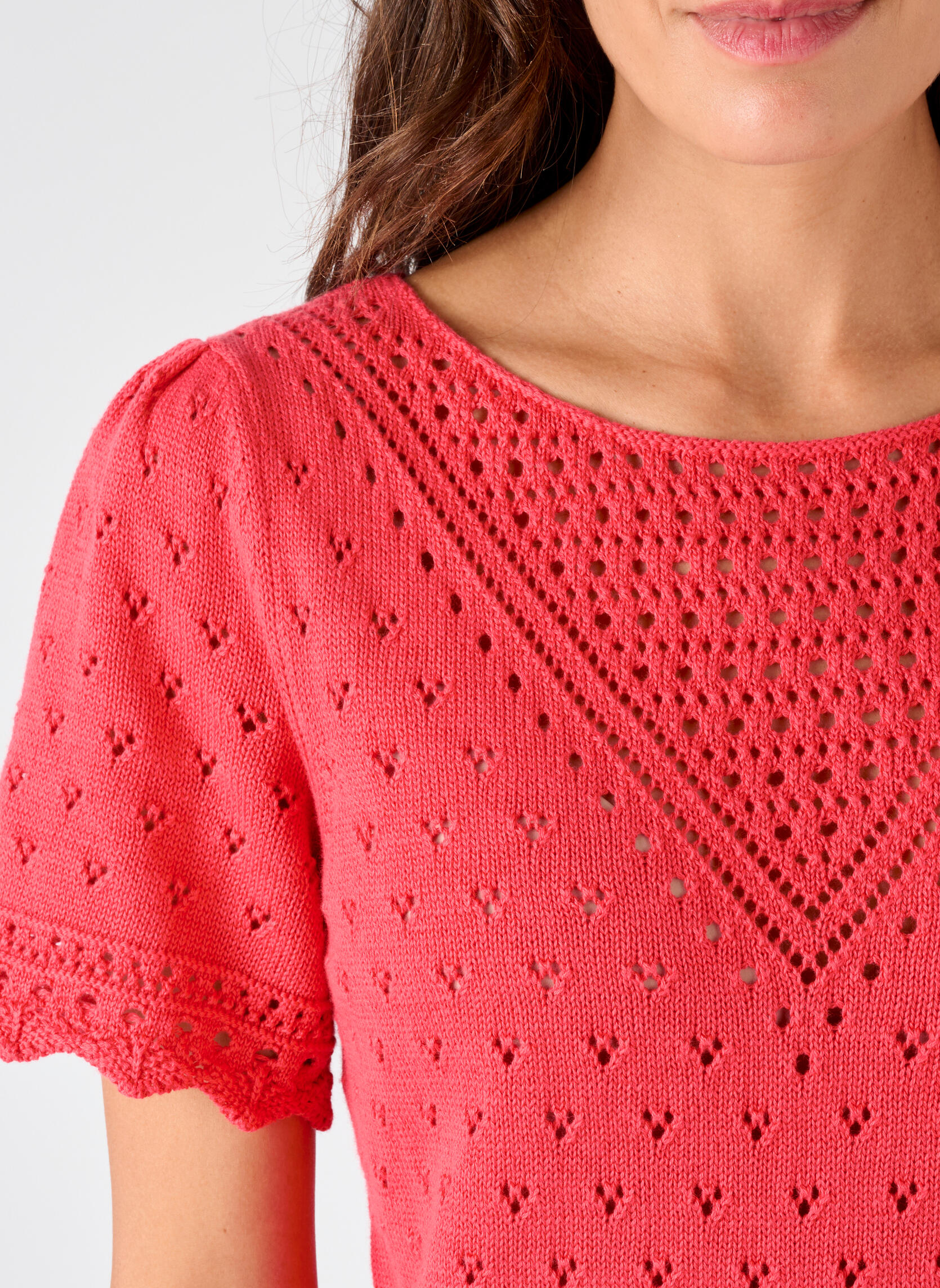 Pulls 85147 femme rouge Damart Pulls 85147 femme rouge Rouge