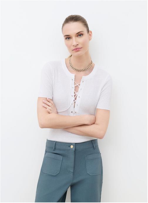 Caroll Pulls 261K-MVANESSA femme blanc