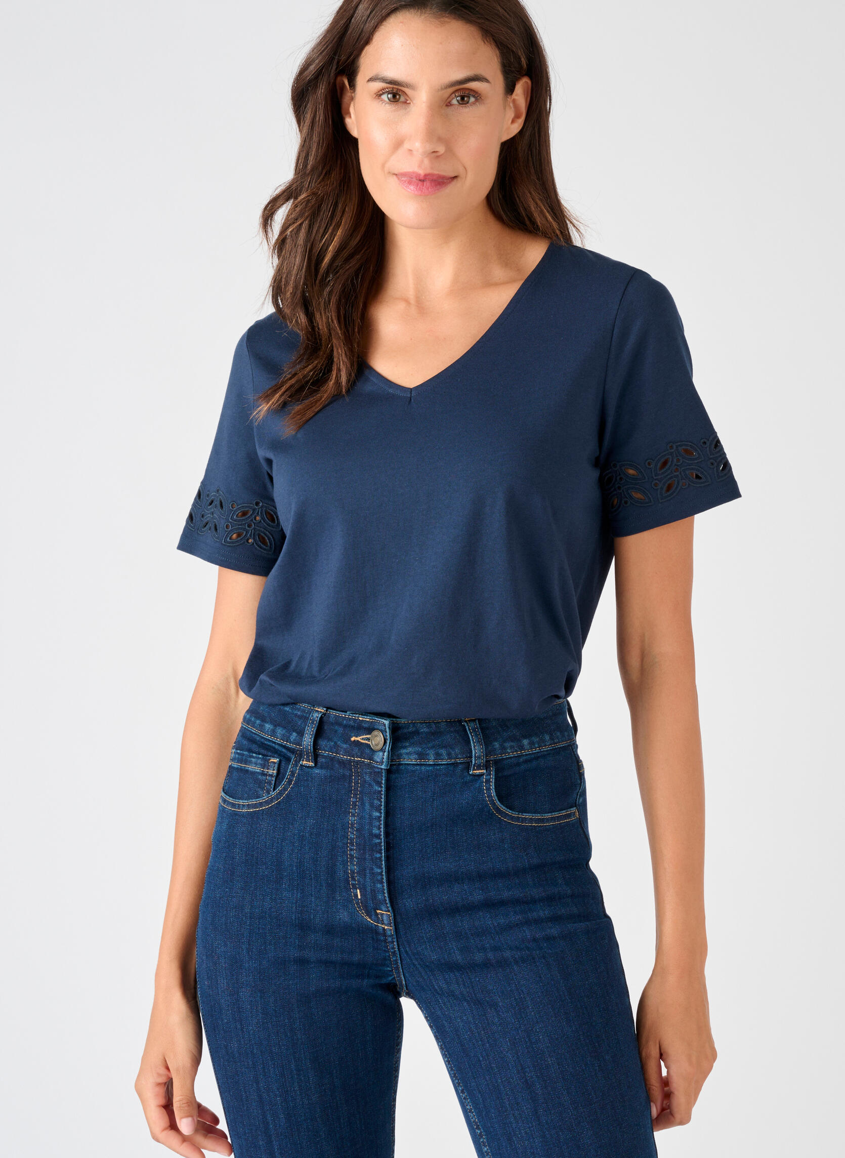 Tee-shirts 84519 femme bleu Damart Tee-shirts 84519 femme bleu Bleu
