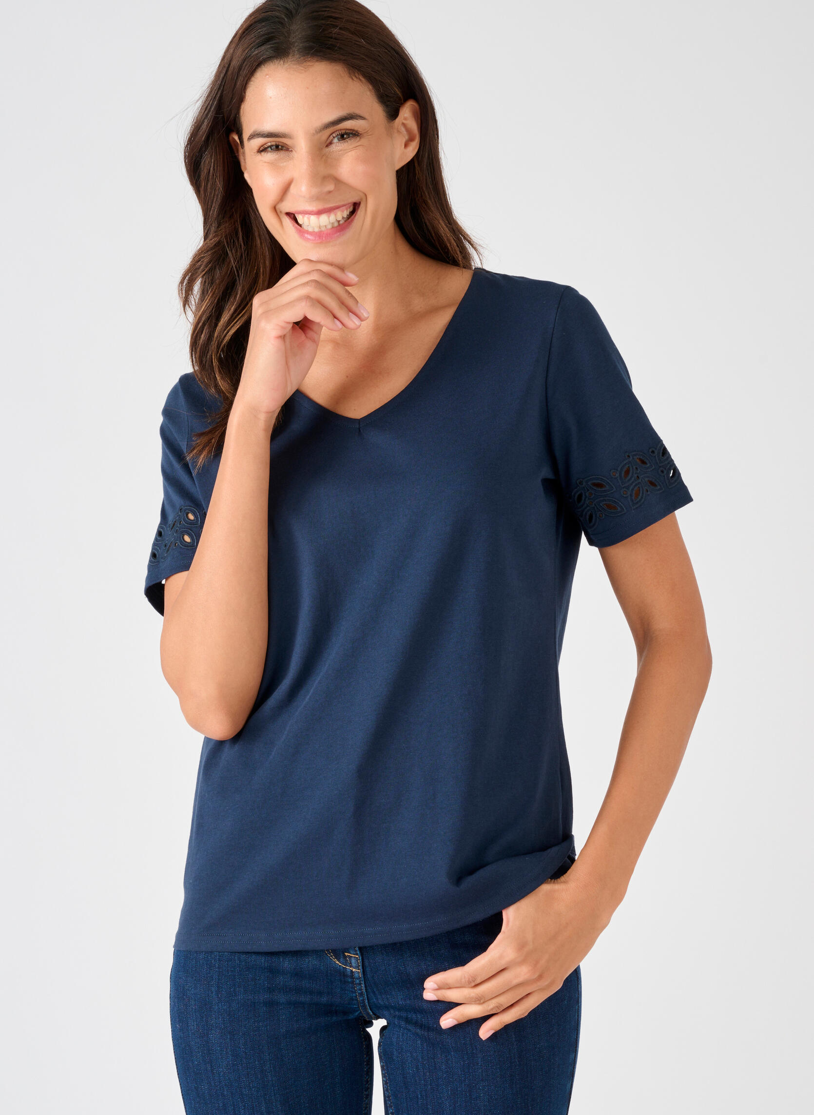 Tee-shirts 84519 femme bleu Damart Tee-shirts 84519 femme bleu Bleu