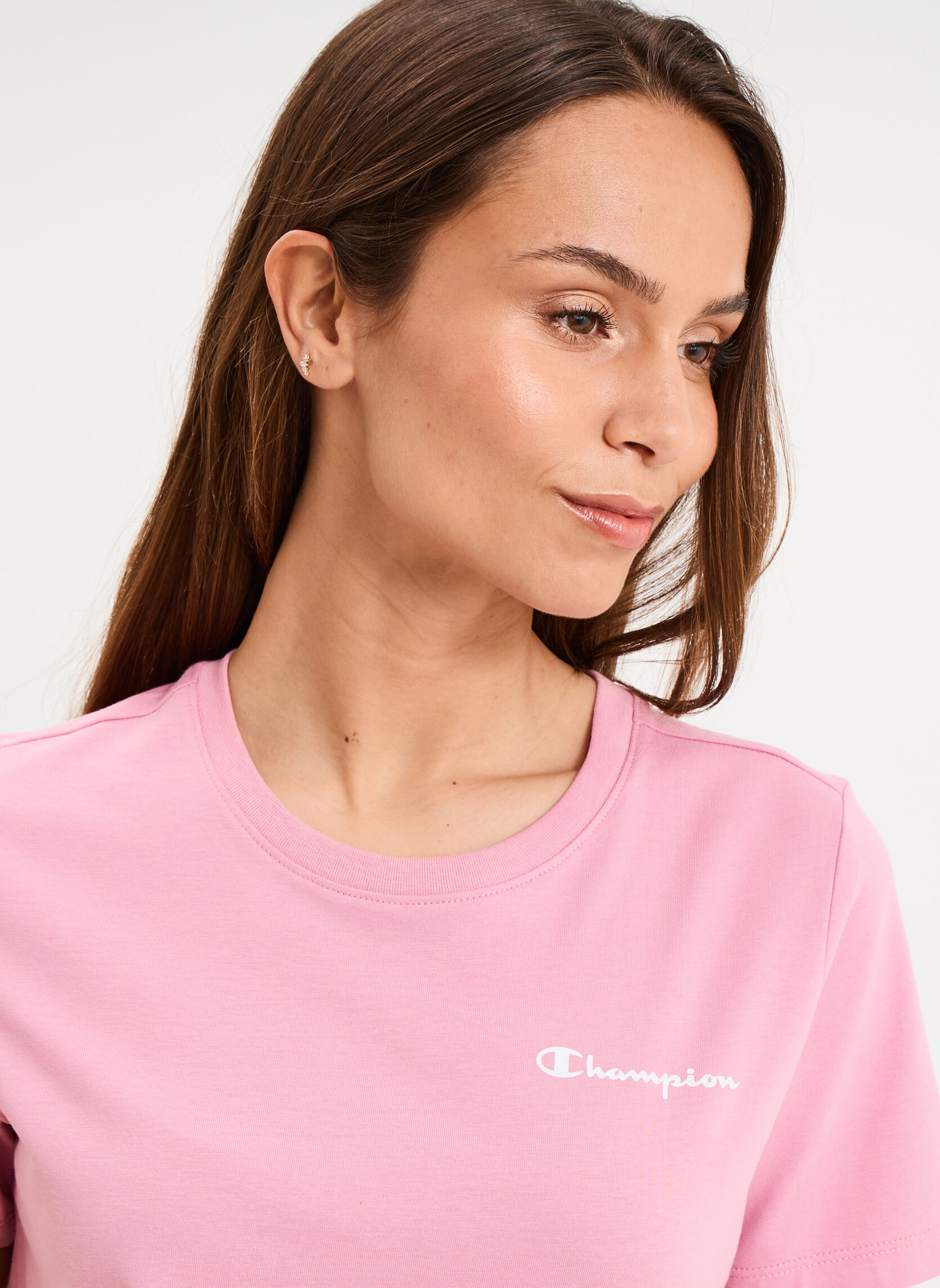 Tee-shirts T-shirt - CHAMP3_TEE_118408PS223 femme rose Champion Tee-shirts T-shirt - CHAMP3_TEE_118408PS223 femme rose Rose