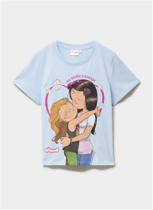 LES SISTERS Tee-shirts T-shirt - SUN_EZ61239.F11 fille bleu