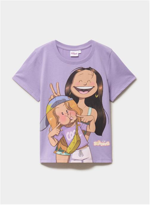 LES SISTERS Tee-shirts T-shirt - SUN_EZ61236.F11 fille violet
