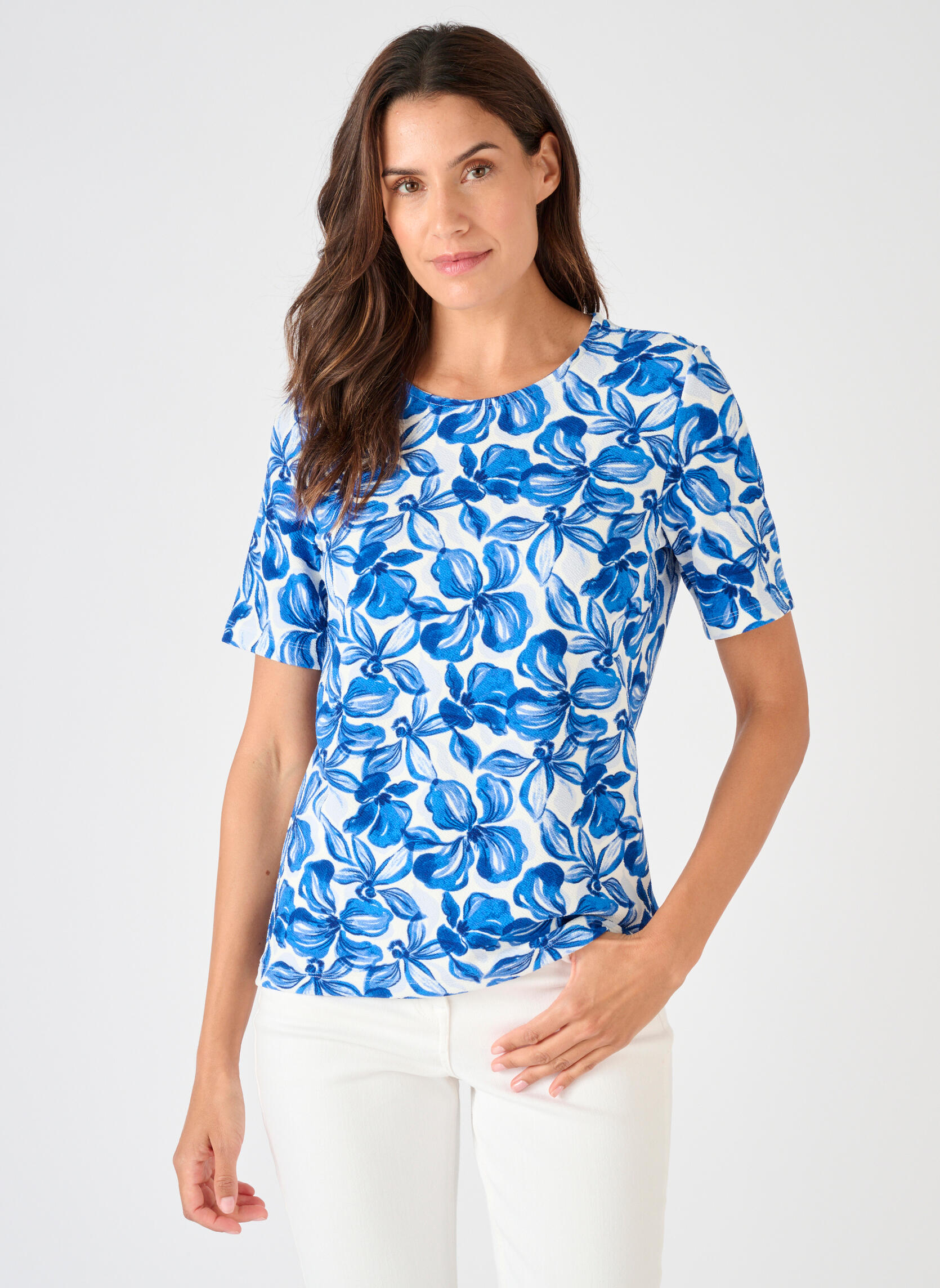 Tee-shirts 84518 femme bleu Damart Tee-shirts 84518 femme bleu Bleu