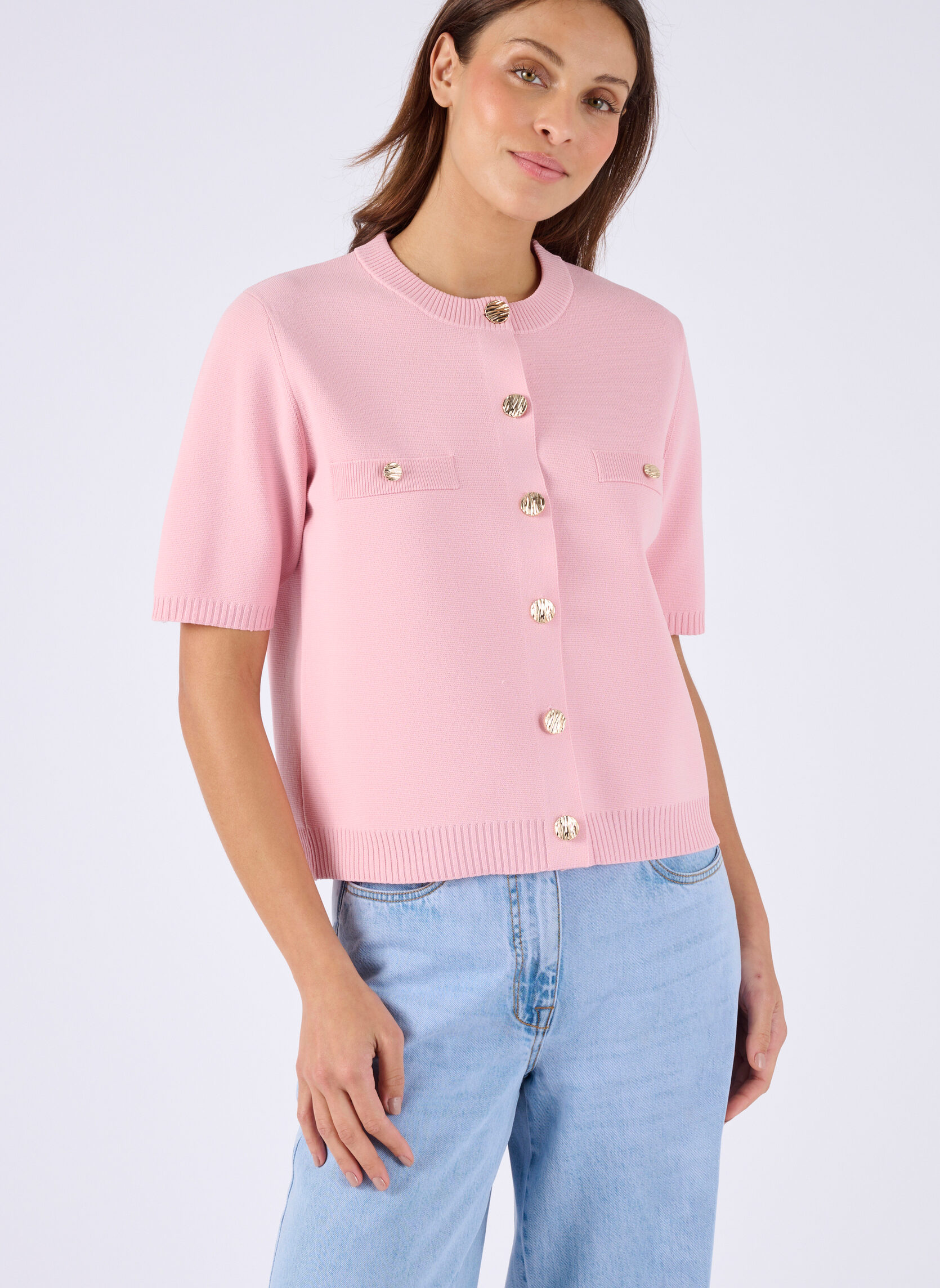 Gilets 84678 femme rose Damart Gilets 84678 femme rose Rose