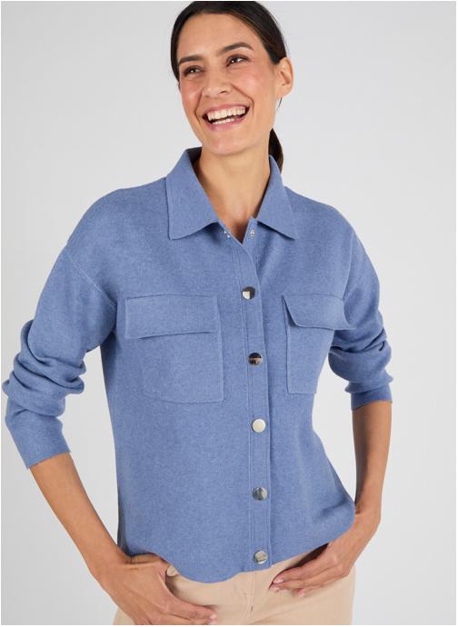 Damart Gilets 81461 femme bleu
