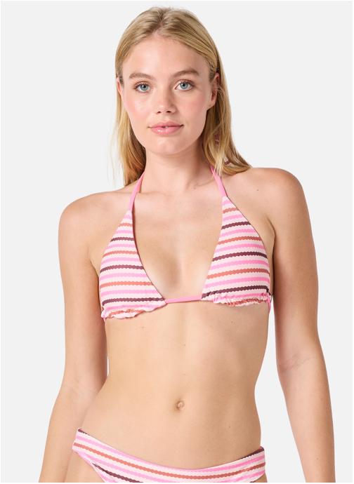 Brigitte Bardot Hauts de maillot triangle Haut de maillot de bain triangle réversible rose Voyageuse femme rose