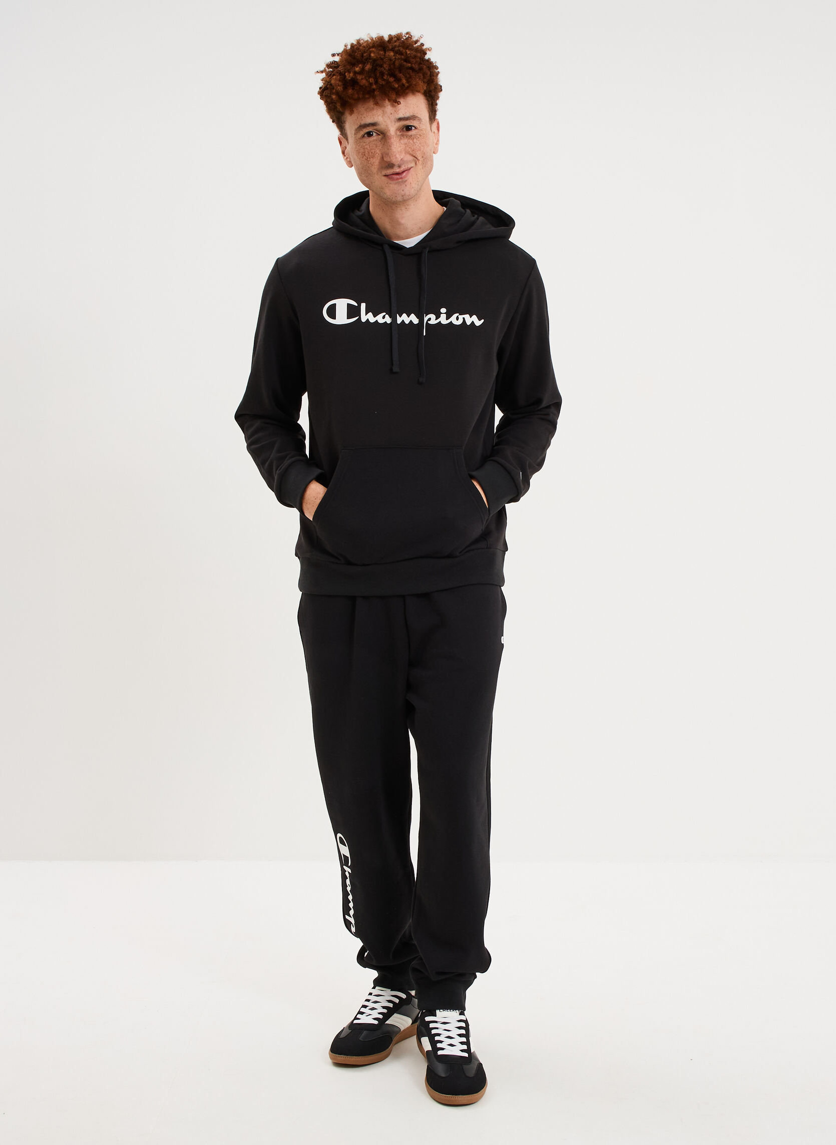 Sweats à capuche Sweat - CHAMP1_HOOD_221809KK001 homme noir Champion Sweats à capuche Sweat - CHAMP1_HOOD_221809KK001 homme noir Noir