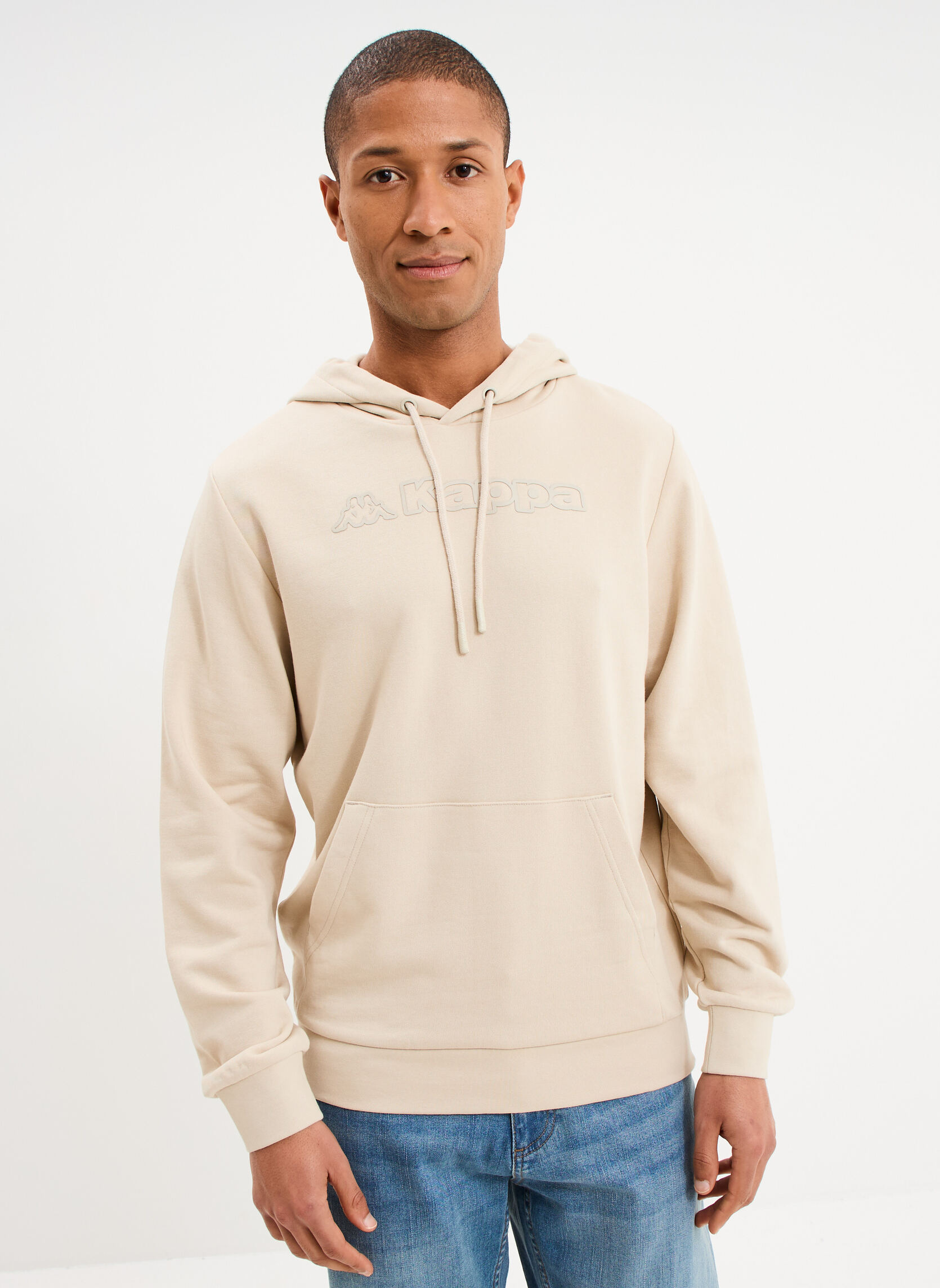 Sweats à capuche KAPPA1_321T86WQ69_FEMMO homme beige Kappa Sweats à capuche KAPPA1_321T86WQ69_FEMMO homme beige Beige