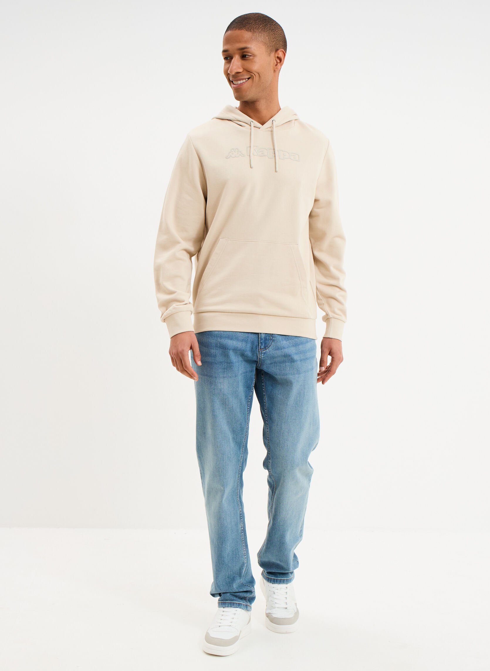 Sweats à capuche KAPPA1_321T86WQ69_FEMMO homme beige Kappa Sweats à capuche KAPPA1_321T86WQ69_FEMMO homme beige Beige