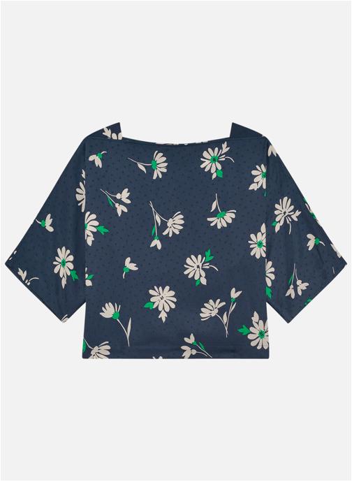 Caroll Blouses 261C-CSCARF femme bleu