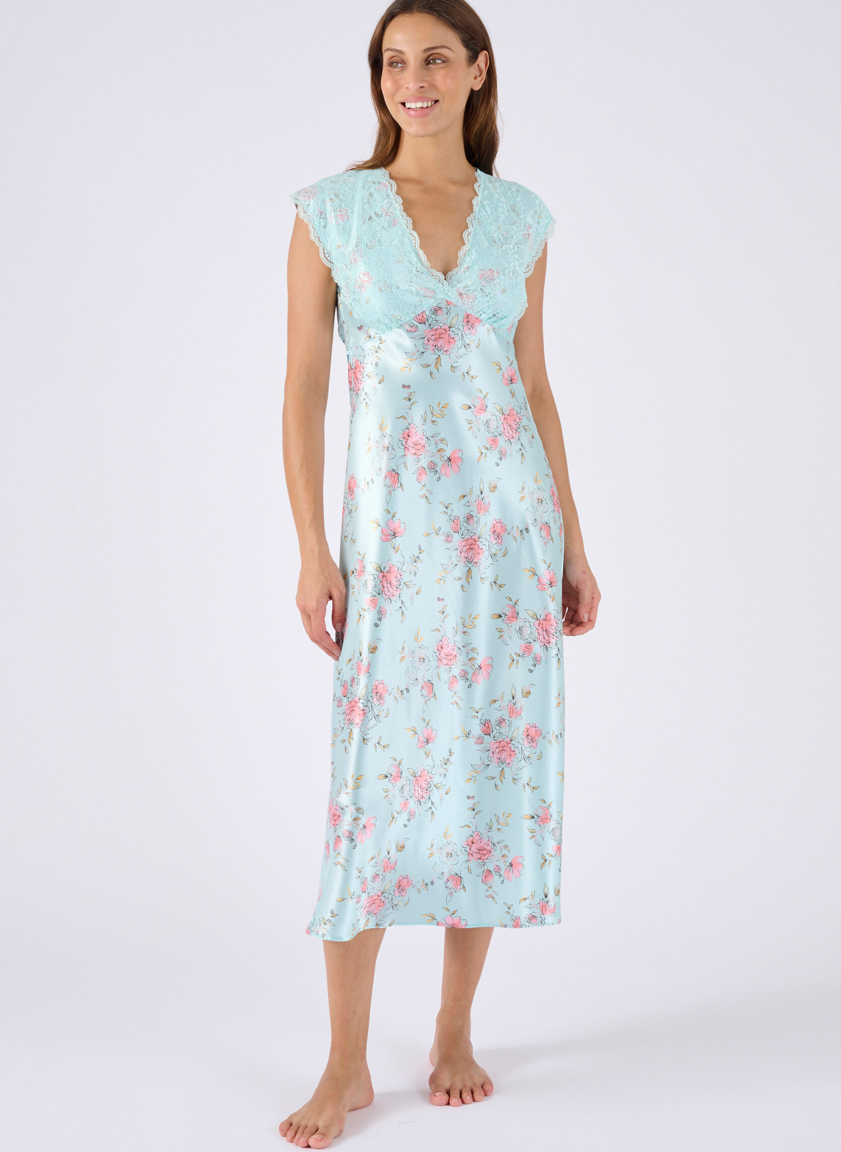 Nuisettes 82368 femme bleu Damart Nuisettes 82368 femme bleu Bleu pastel