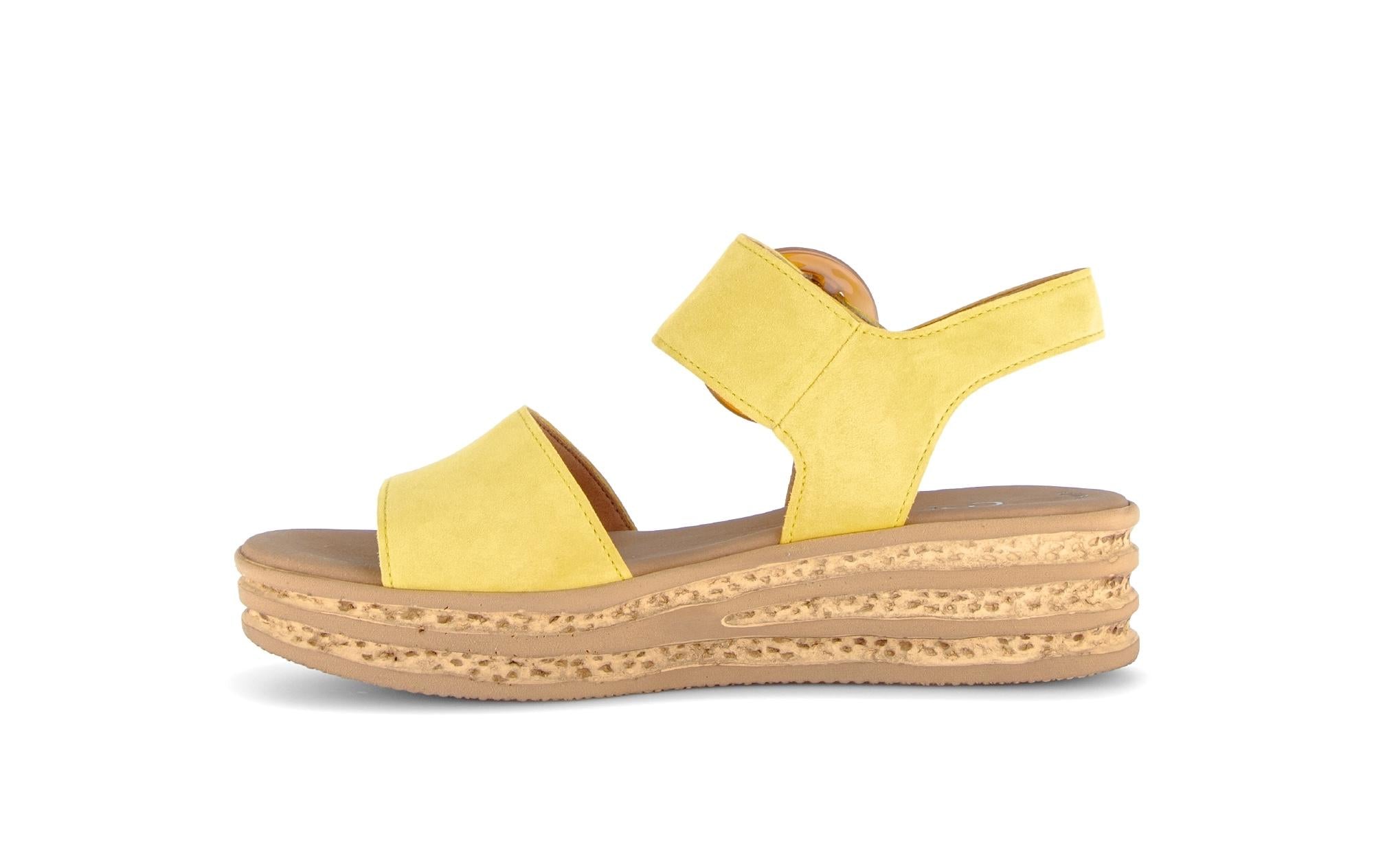Sandales 84.550 femme jaune Gabor Sandales 84.550 femme jaune Jaune