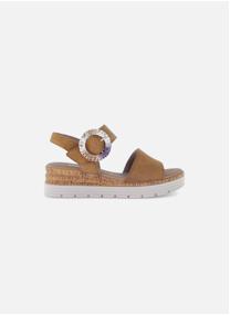 Sandales 82.706 femme or et bronze