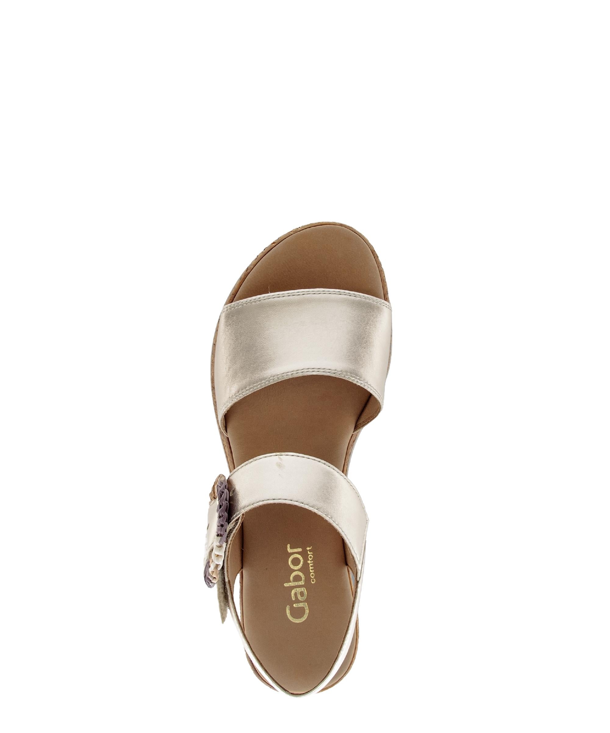 Sandales 82.706 femme or et bronze Gabor Sandales 82.706 femme or et bronze Or