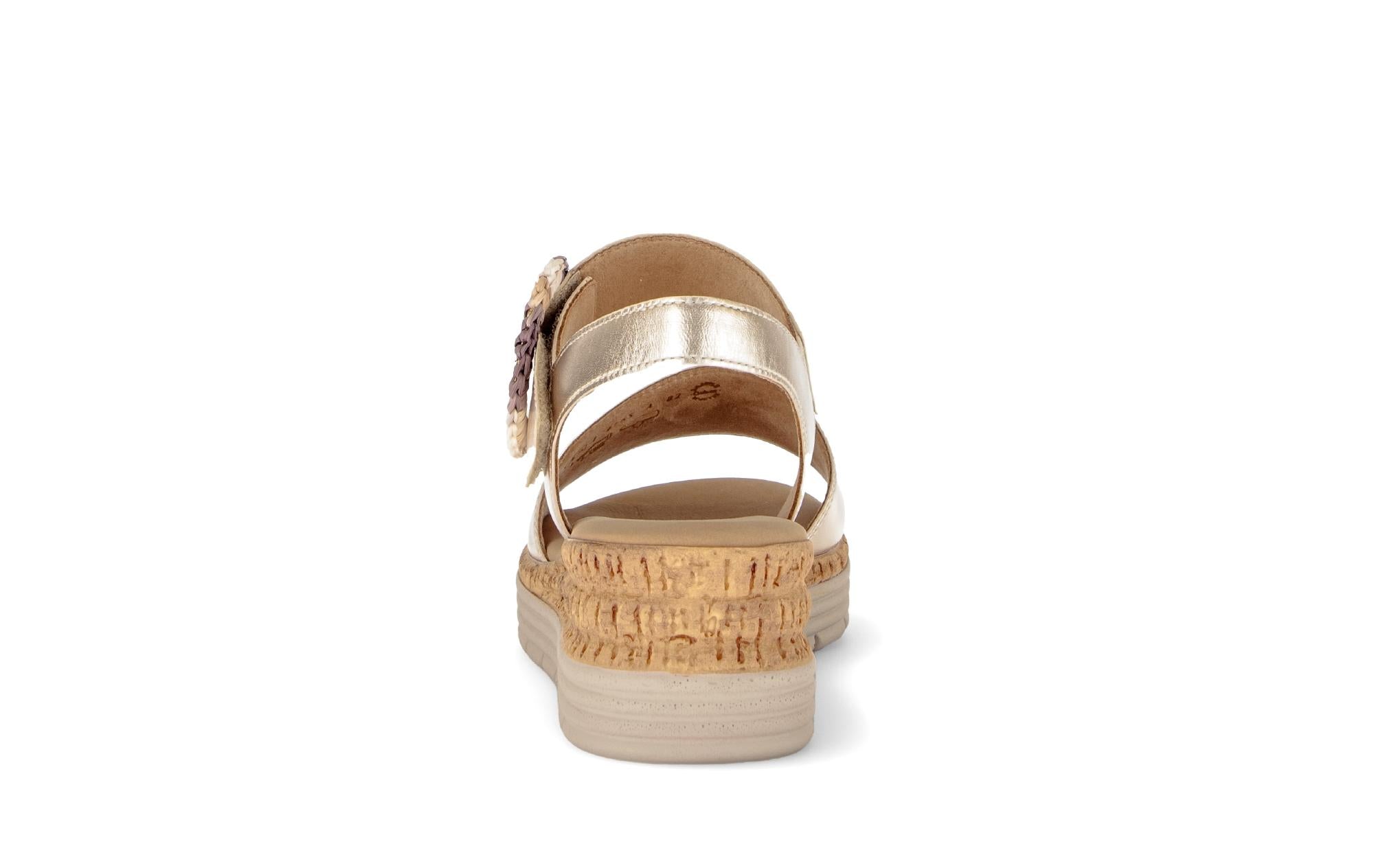 Sandales 82.706 femme or et bronze Gabor Sandales 82.706 femme or et bronze Or