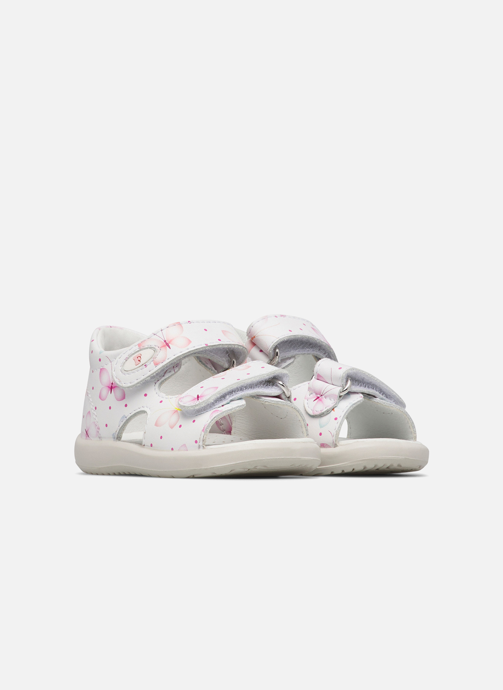 Sandales Sandales NEW RIVER Blanc-Rose- fille blanc Falcotto Sandales Sandales NEW RIVER Blanc-Rose- fille blanc Blanc