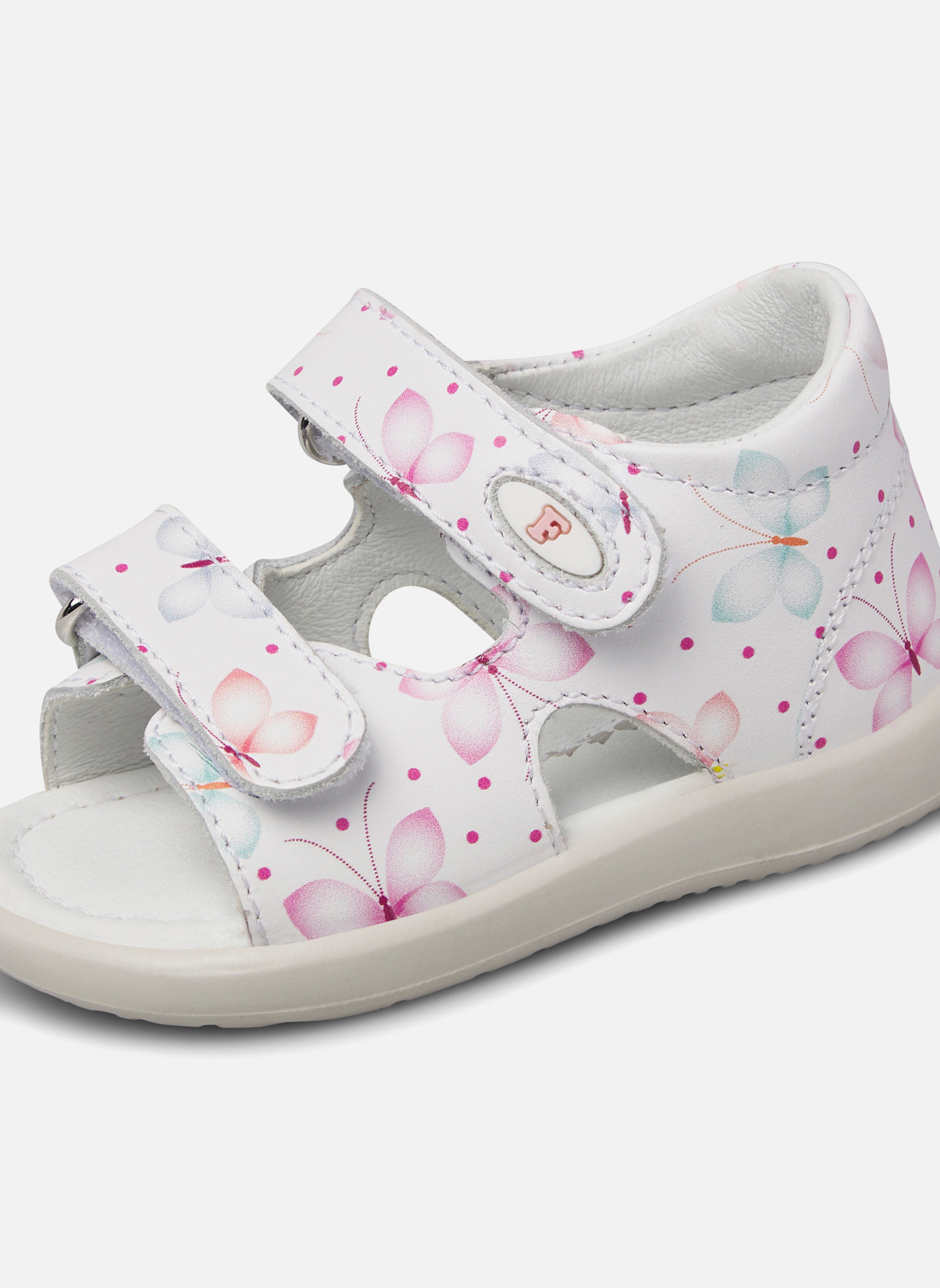 Sandales Sandales NEW RIVER Blanc-Rose- fille blanc Falcotto Sandales Sandales NEW RIVER Blanc-Rose- fille blanc Blanc
