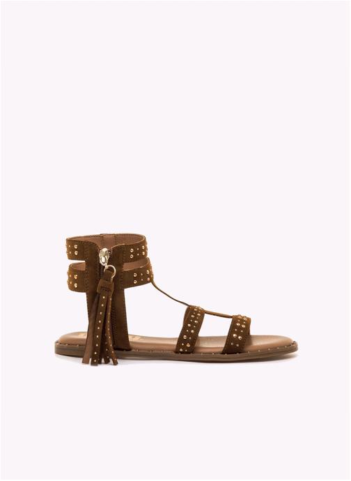 MTNG Sandales Sandales plates Femme MTNG ELAIA beige femme marron