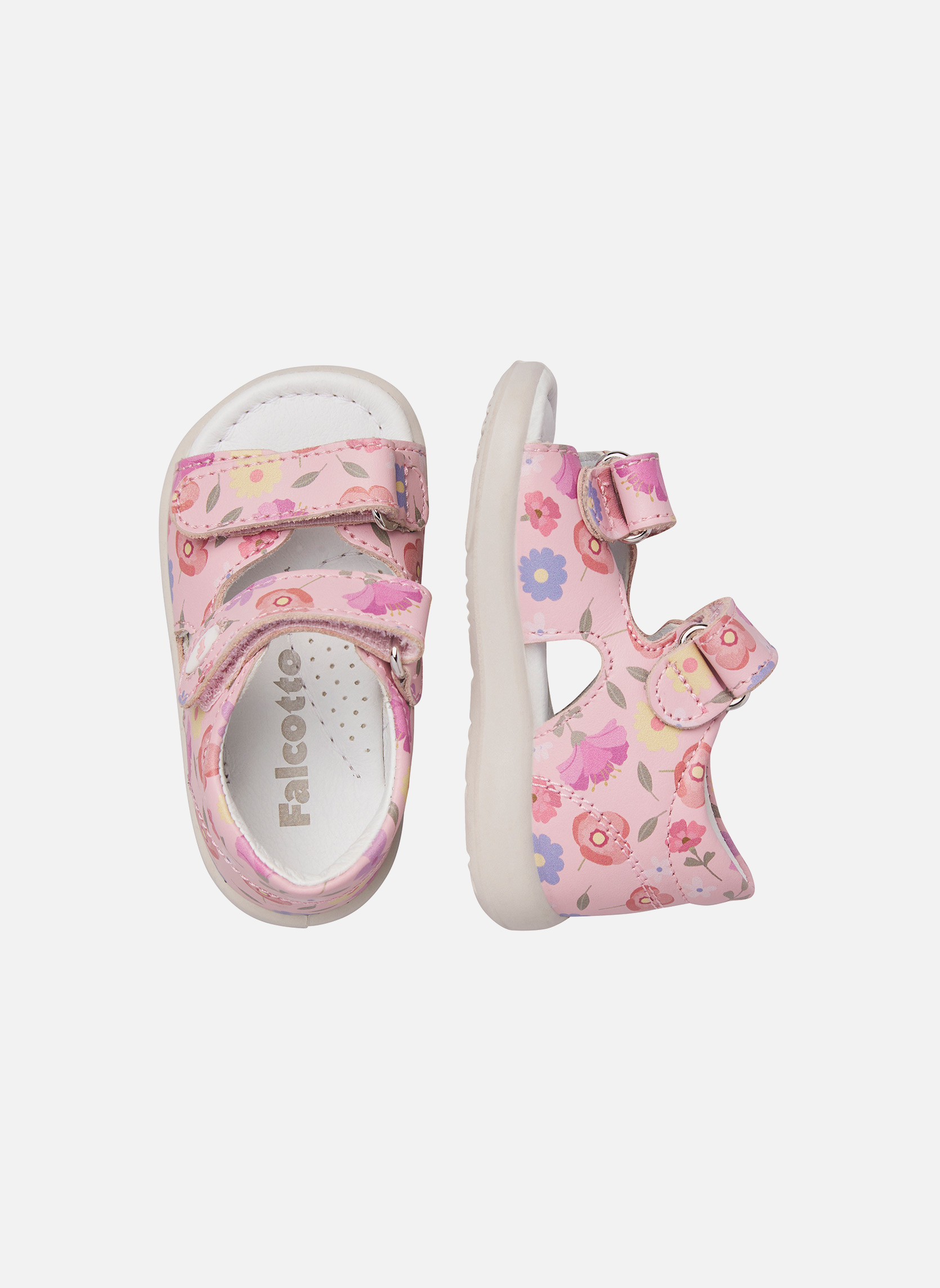 Sandales Sandales NEW RIVER Rose- fille rose Falcotto Sandales Sandales NEW RIVER Rose- fille rose Rose clair