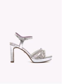 Sandales Sandales à talons Femme MARIAMARE 68687 argent femme or et bronze