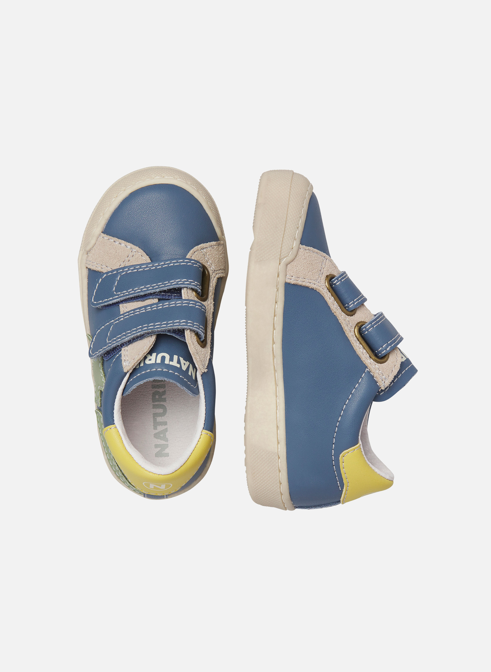 Baskets basses Sneakers SINGERY LOW VL. Céleste-Beige garçon bleu Naturino Baskets basses Sneakers SINGERY LOW VL. Céleste-Beige garçon bleu Bleu clair