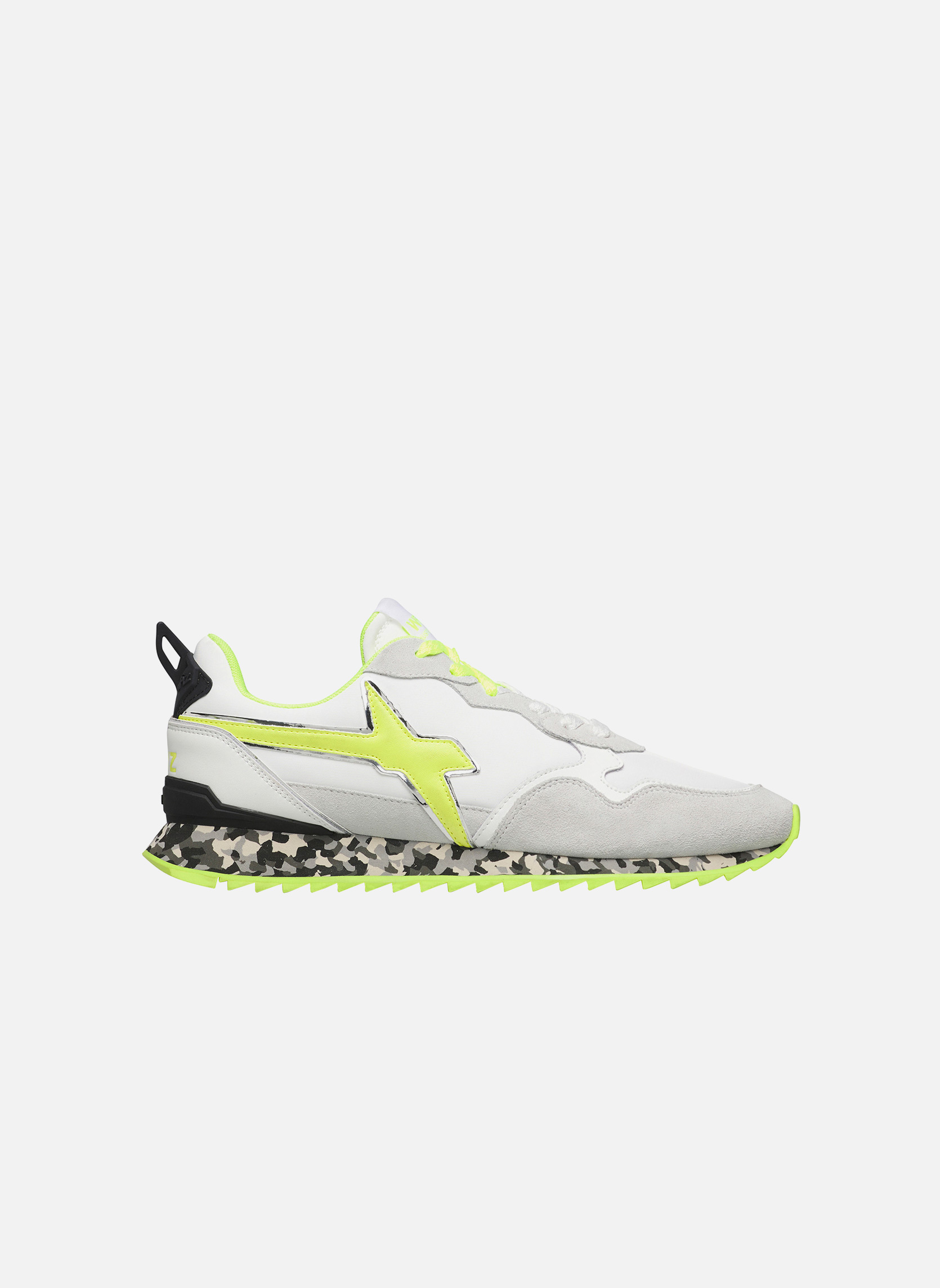 Baskets basses Sneakers JET-M. Blanc-Jaune- homme blanc W6YZ Baskets basses Sneakers JET-M. Blanc-Jaune- homme blanc Blanc