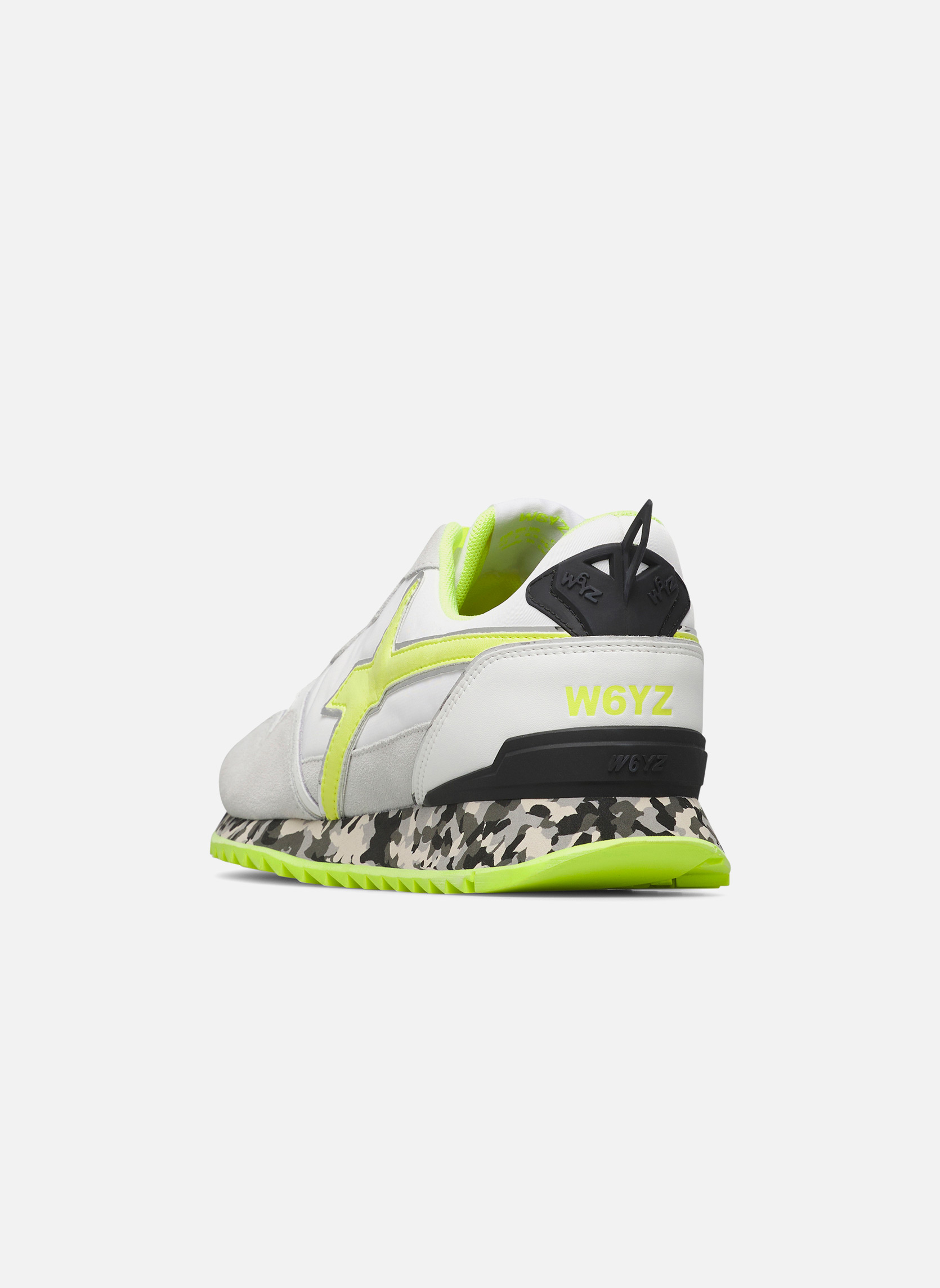 Baskets basses Sneakers JET-M. Blanc-Jaune- homme blanc W6YZ Baskets basses Sneakers JET-M. Blanc-Jaune- homme blanc Blanc