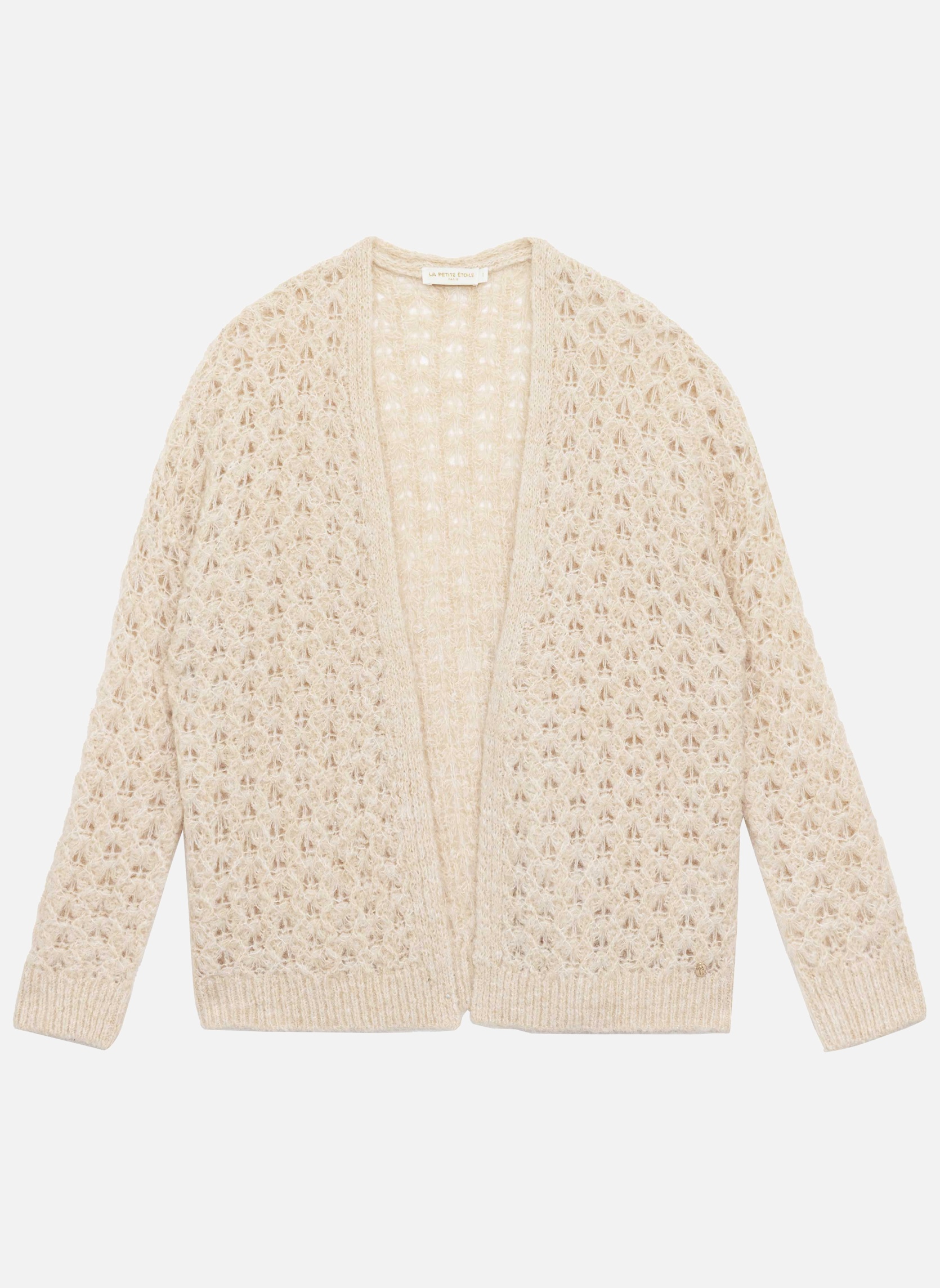 Gilets Gilet - MILENE - 13-beige Clair femme beige La Petite Etoile Gilets Gilet - MILENE - 13-beige Clair femme beige Beige