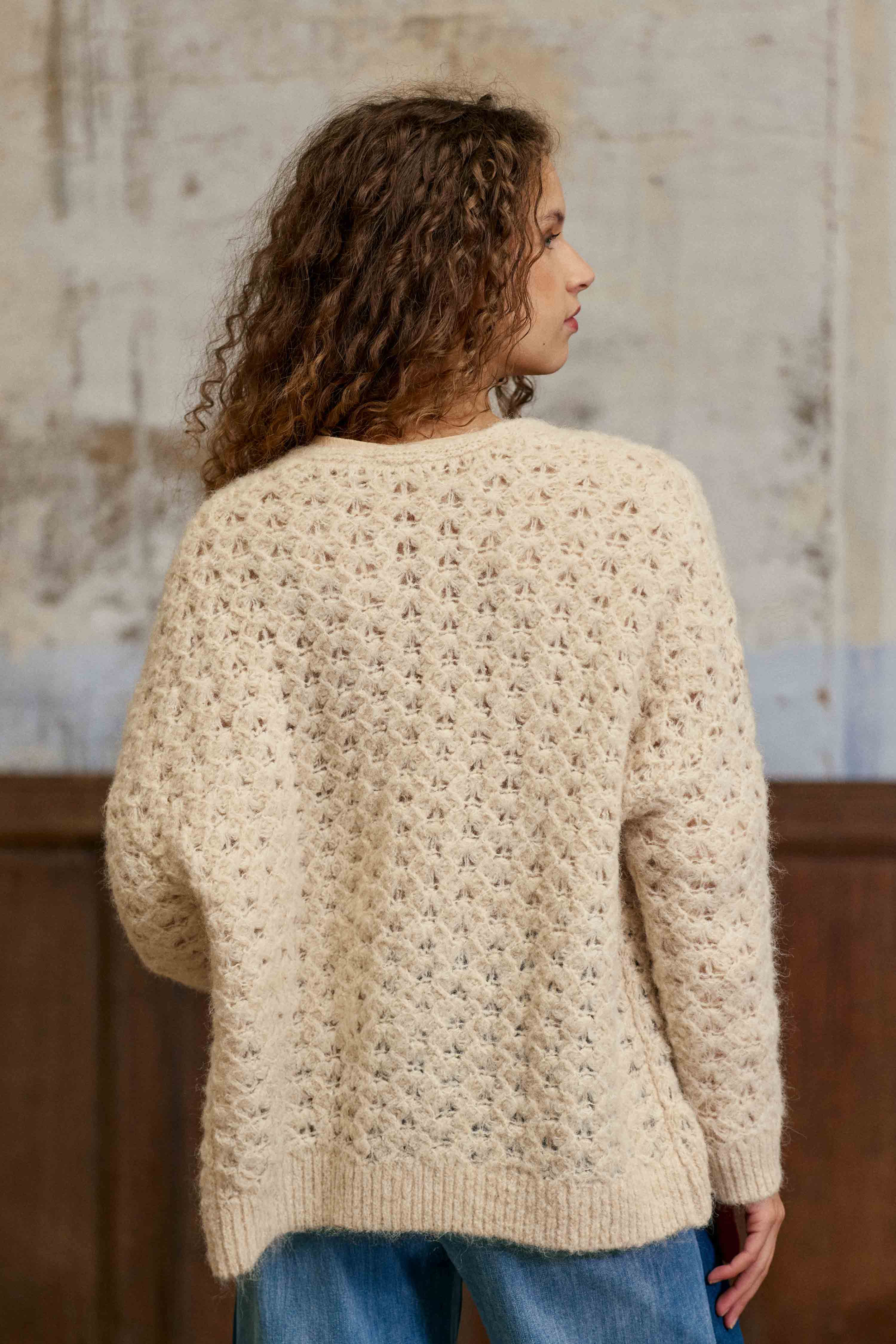 Gilets Gilet - MILENE - 13-beige Clair femme beige La Petite Etoile Gilets Gilet - MILENE - 13-beige Clair femme beige Beige