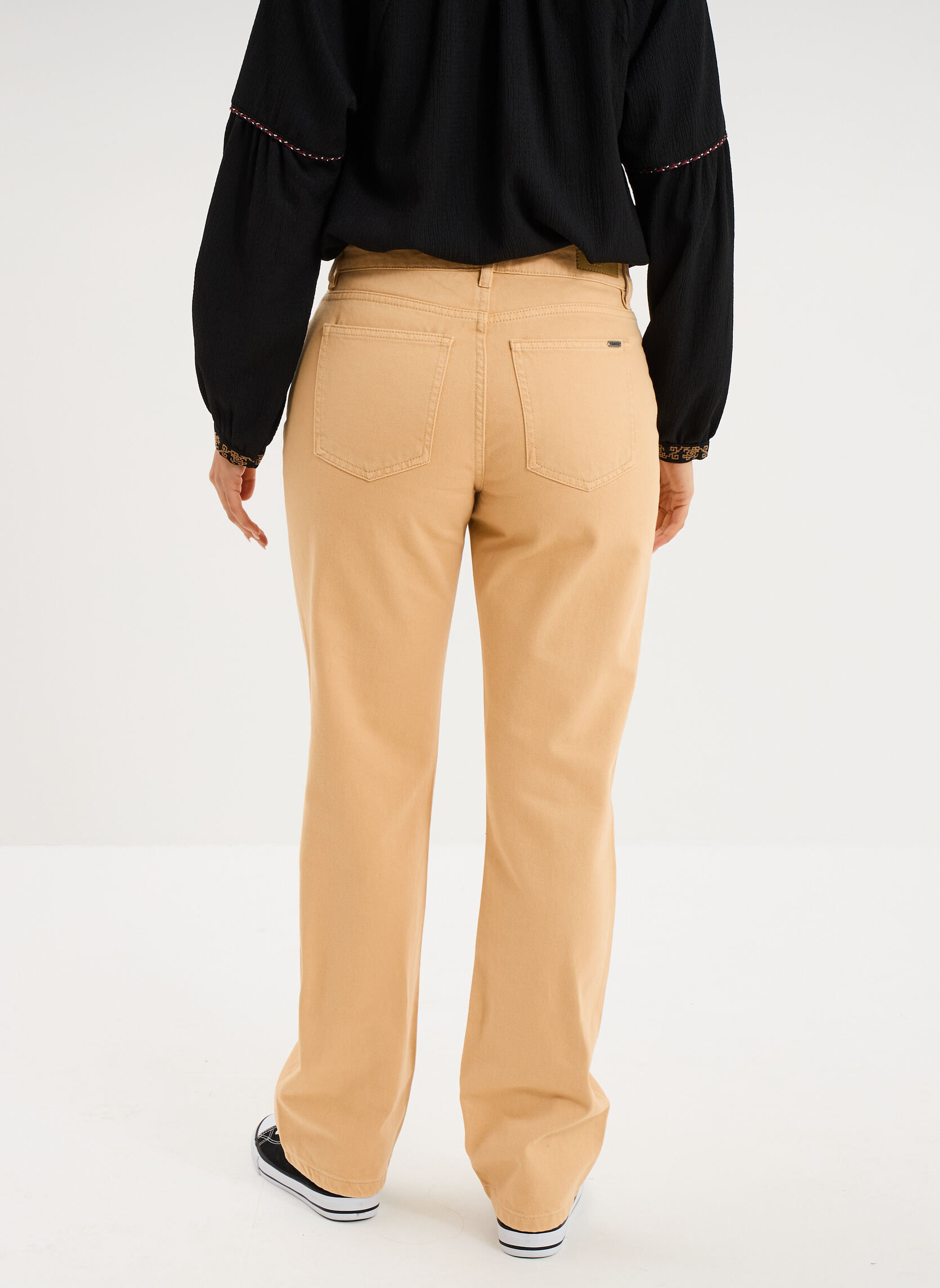 Pantalons droit Pantalon - MIS3_PSTRAIGHTCOLOR femme beige LIBERTO Pantalons droit Pantalon - MIS3_PSTRAIGHTCOLOR femme beige Beige