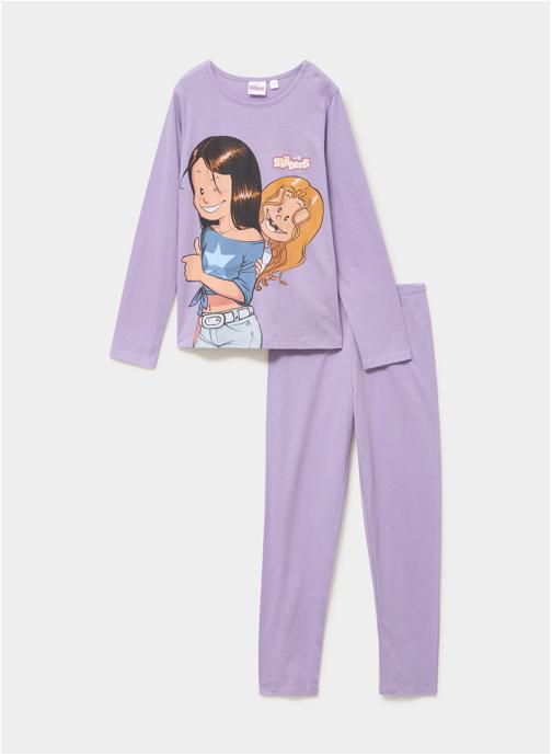 LES SISTERS Combinaisons et grenouillères Pyjama - PYJLSISTERS_STAR fille violet
