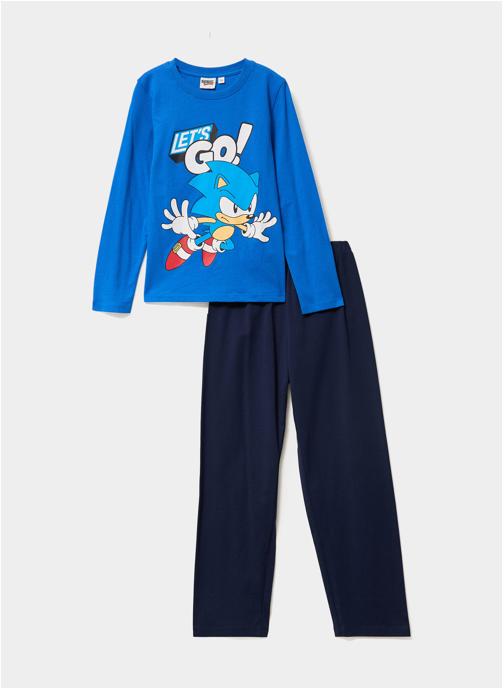 Sonic Combinaisons et grenouillères PYJLSONIC_LETSGO garçon bleu