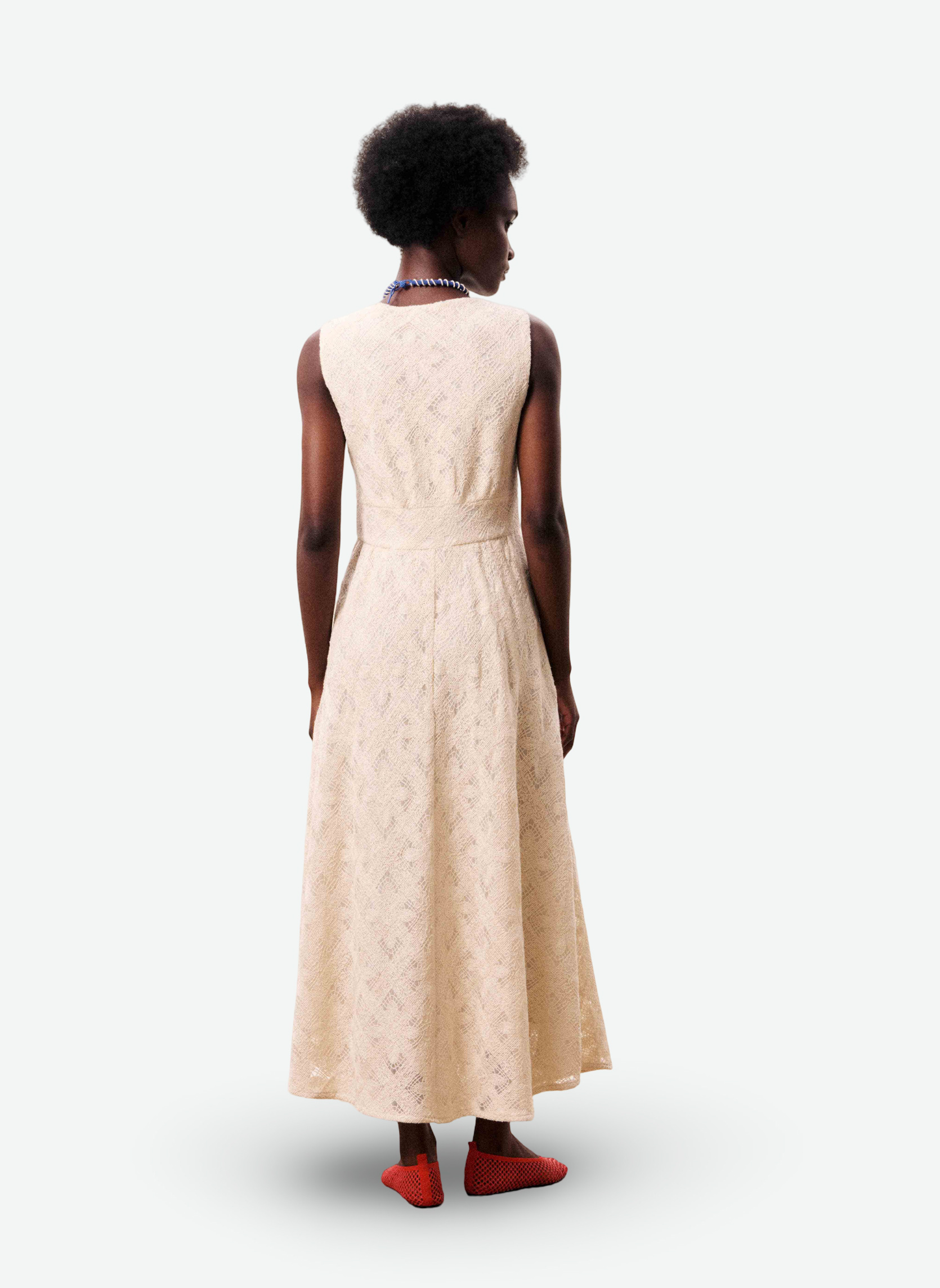 Robes FLORIPA femme beige FRNCH Robes FLORIPA femme beige Crème