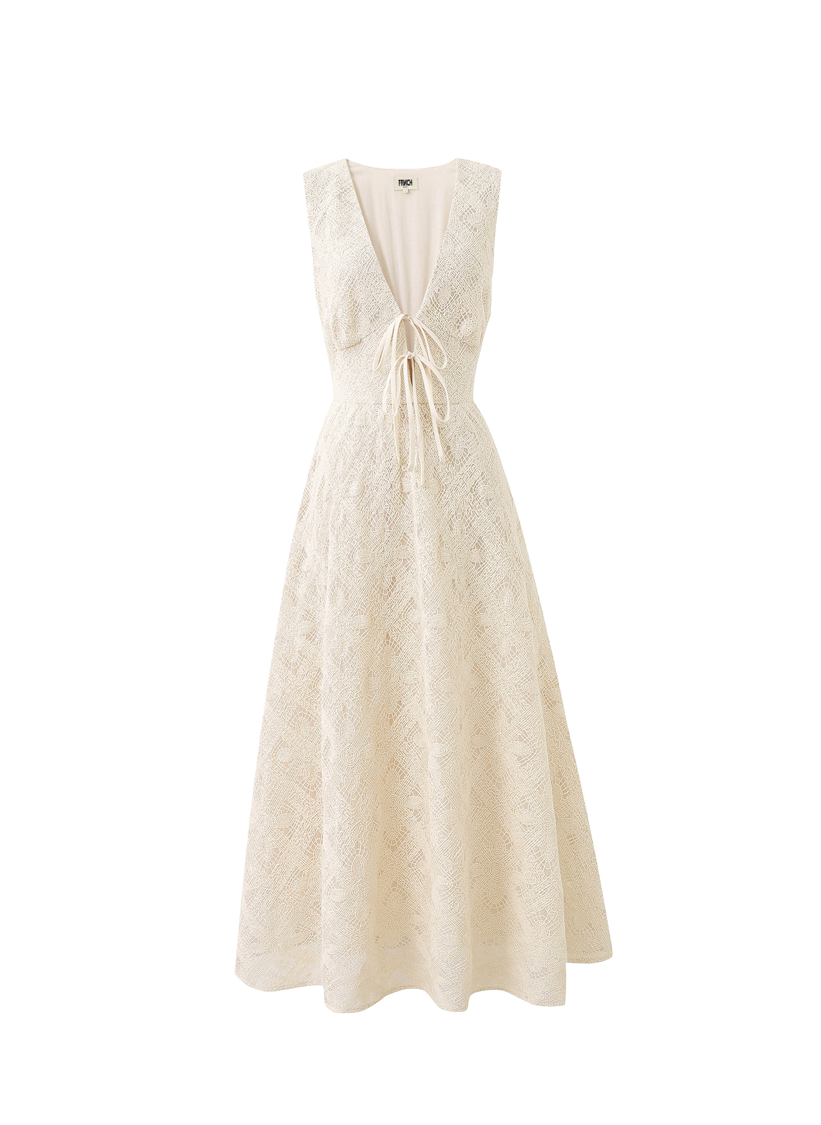 Robes FLORIPA femme beige FRNCH Robes FLORIPA femme beige Crème