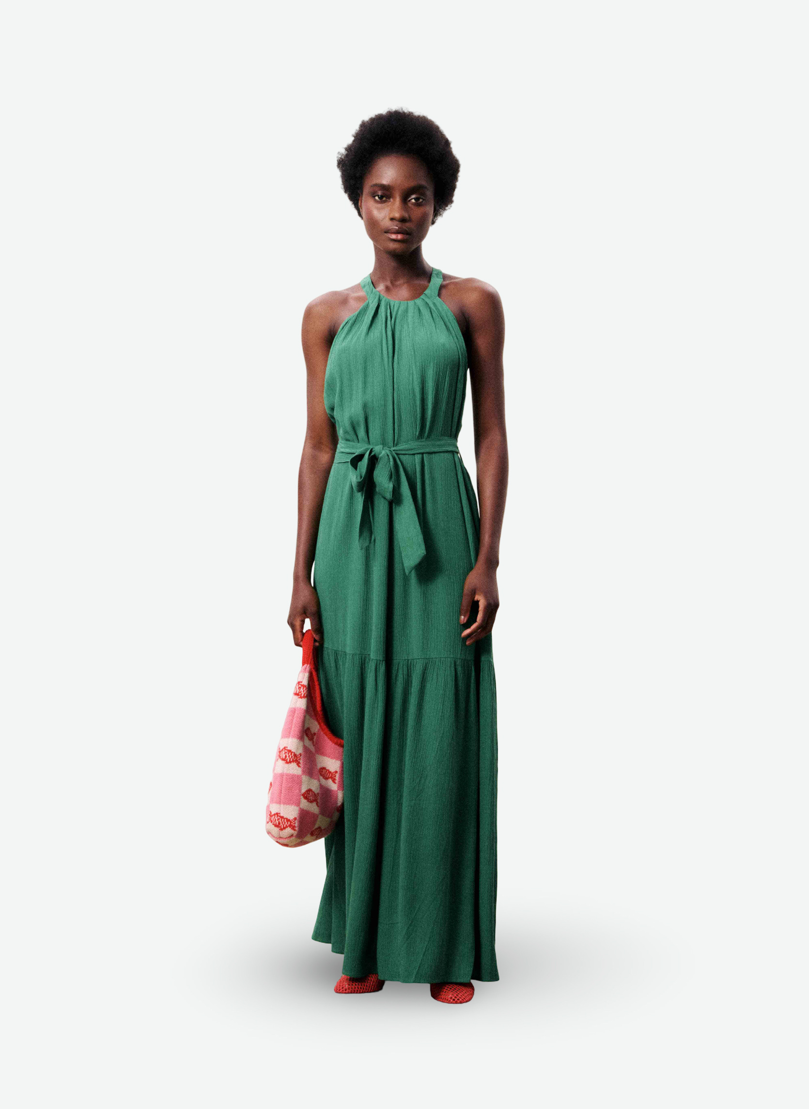 Robes BOIPEBA femme vert FRNCH Robes BOIPEBA femme vert Vert